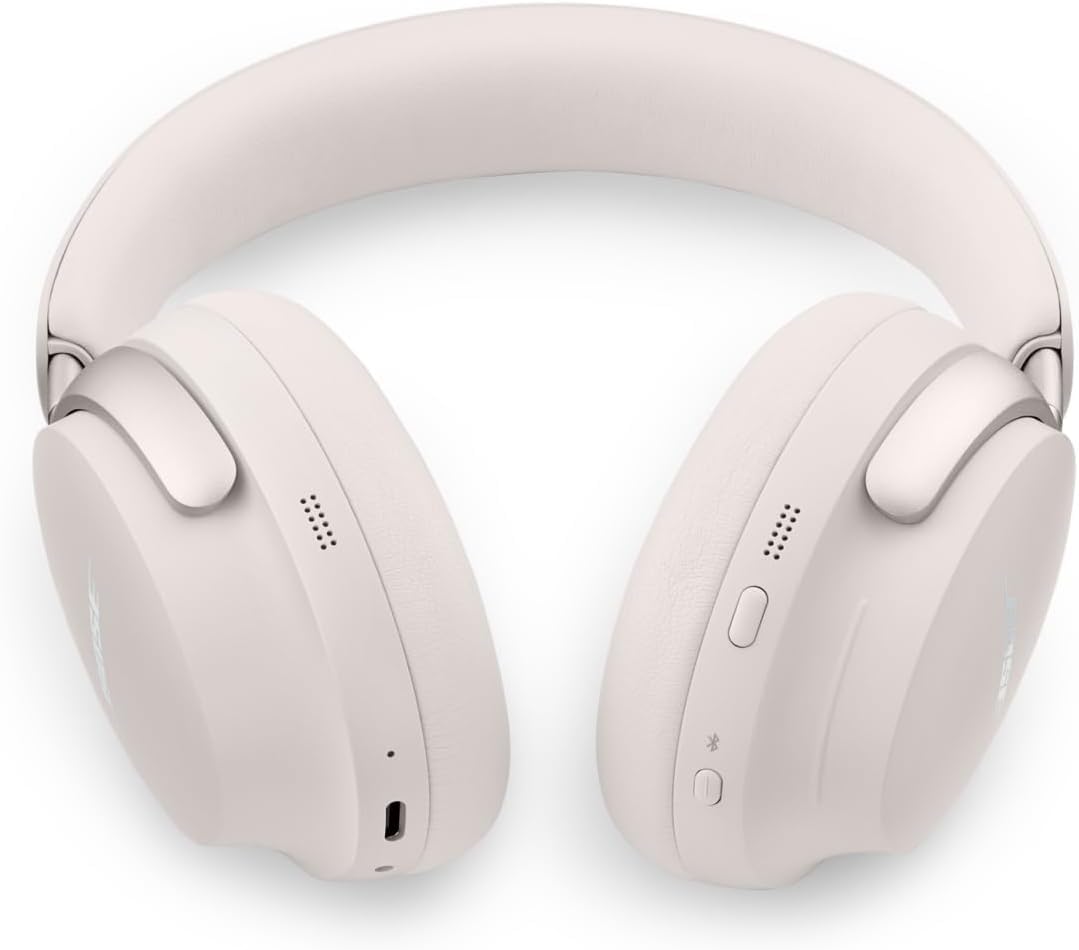 Bose New QuietComfort Ultra Wireless Noise Cancelling Headphones with Spatial Audio, Over-The-Ear Headphones with Mic, Up to 24 Hours of Battery Life - Unboxed