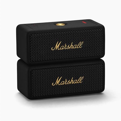 Marshall Emberton II Compact Portable Bluetooth Speaker with 30+ Hours of Playtime, (360° Sound), Dust & Waterproof (IP67) - Unboxed