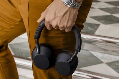 Sony WH-1000XM5 Best Active Noise Cancelling Wireless Bluetooth Over Ear Headphones with Mic for Clear Calling, Battery Life 30 Hours - Unboxed