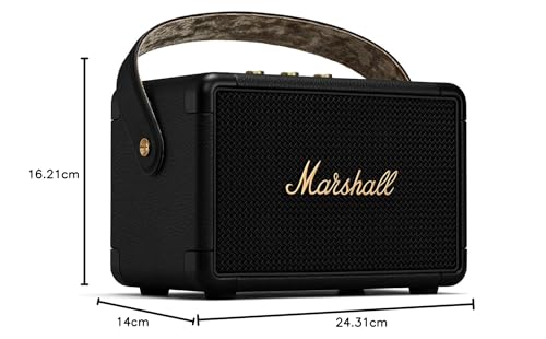 Kilburn II 36W Portable Bluetooth Speaker (Black & Brass) - Unboxed