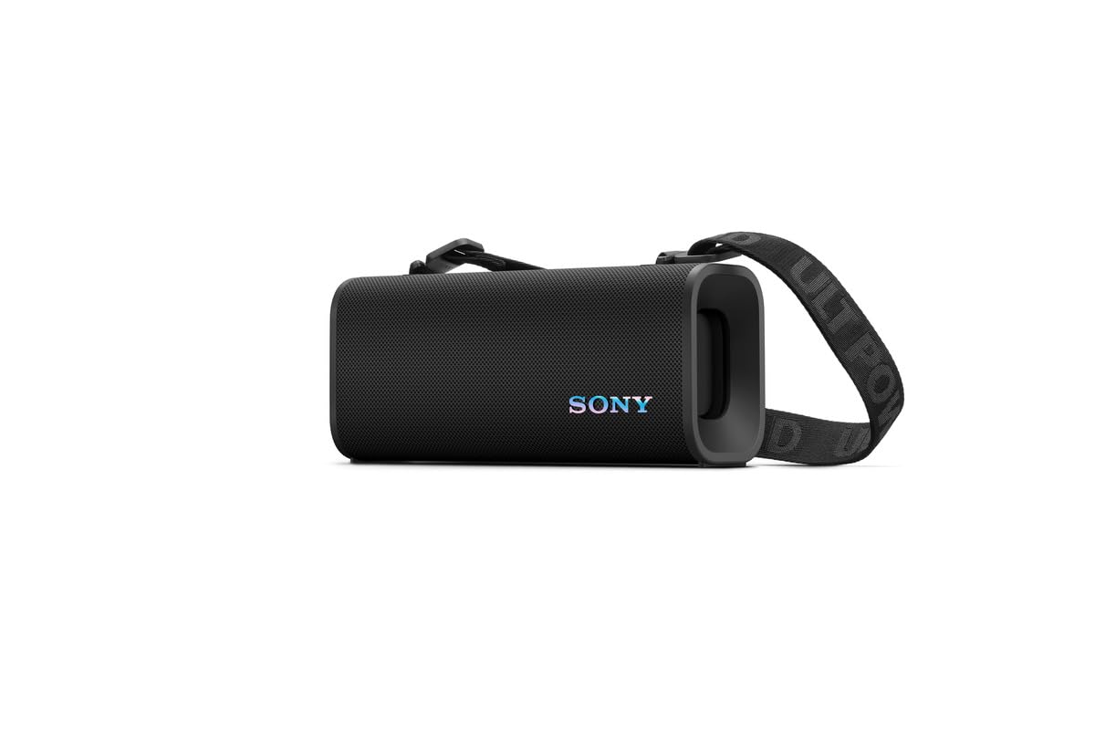 Sony New ULT Field 5 Wireless Bluetooth Speaker, 25hrs Playtime, Massive Bass, Shoulder Strap, Built in Power Bank, IP67 Water & Dustproof, Quick Charge, 360 Party Light, Party Connect - Unboxed