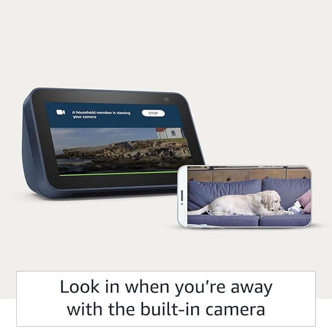 Amazon Echo Show 5 (2nd Gen) - Smart speaker with 5.5" screen, crisp sound and Alexa - Unboxed