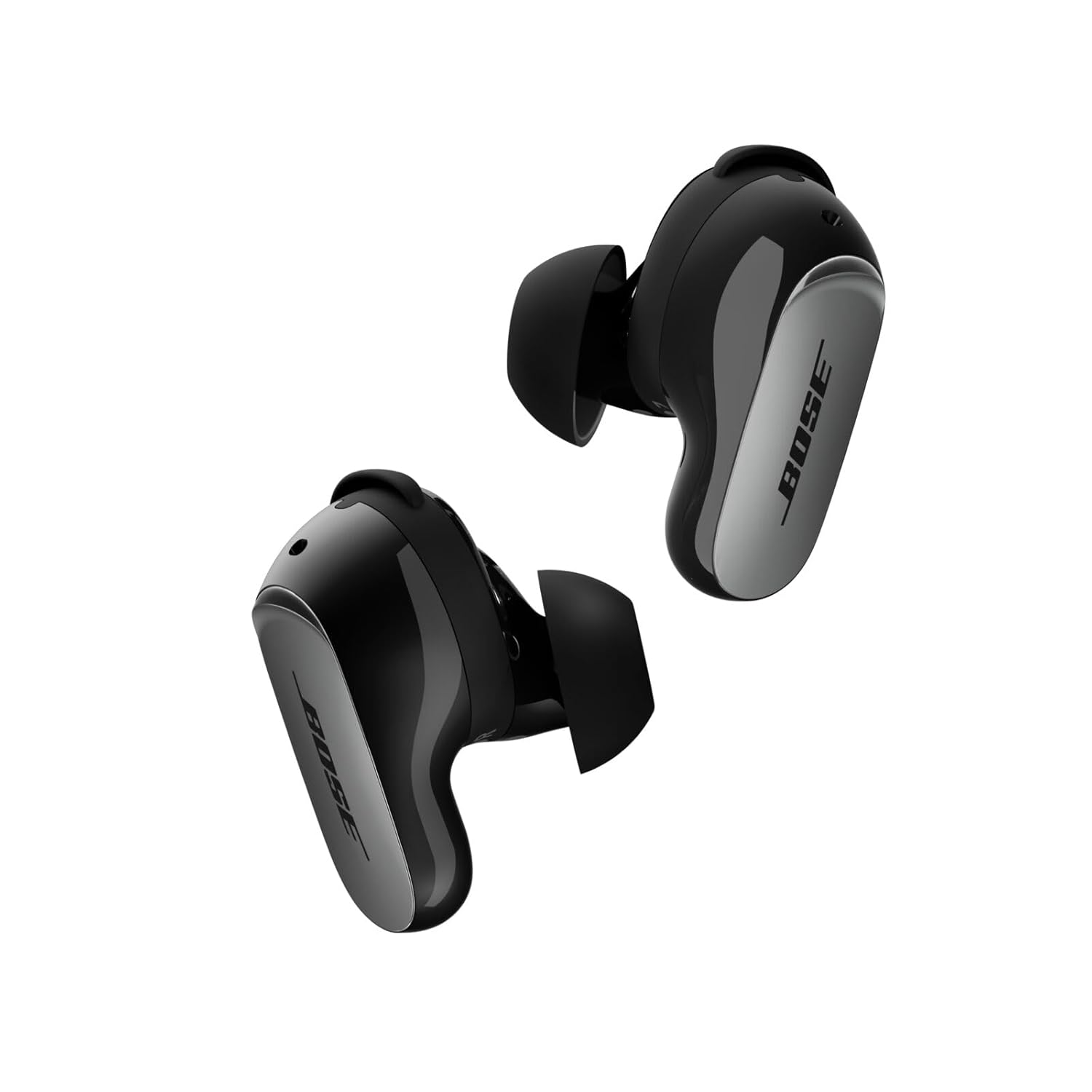 New Bose QuietComfort Ultra Bluetooth Earbuds (2nd Gen), Wireless Noise Cancelling Earbuds, Up to 6 Hours Battery, IPX4 Rating, Immersive Audio, Deep Bass, Black