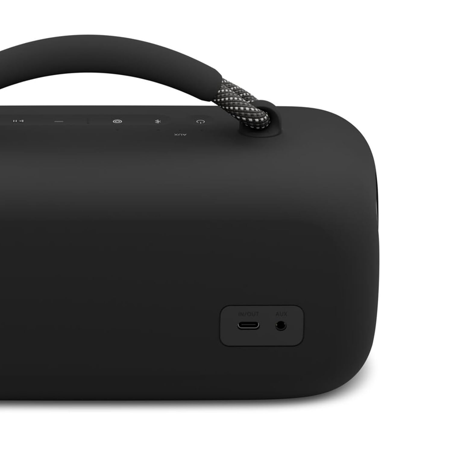 Bose New SoundLink Max Portable Speaker, Large Waterproof Bluetooth Speaker, Up to 20 Hours of Battery Life, USB-C, Built-in 3.5mm AUX Input, Black