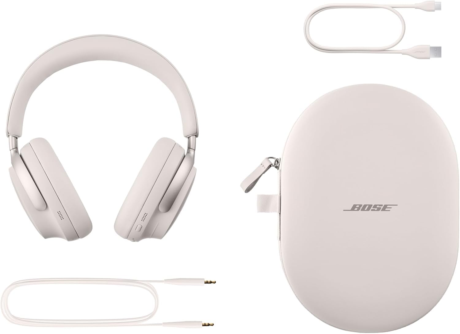 Bose New QuietComfort Ultra Wireless Noise Cancelling Headphones with Spatial Audio, Over-The-Ear Headphones with Mic, Up to 24 Hours of Battery Life - Unboxed