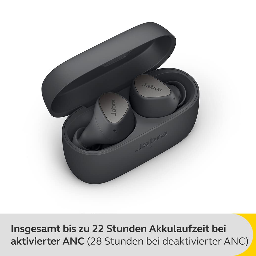 Jabra Elite 4 Wireless Earbuds, Active Noise Cancelling, Comfortable Bluetooth Earphones with Spotify Tap Playback, Google Fast Pair, Microsoft Swift Pair and Dual Pairing - Unboxed
