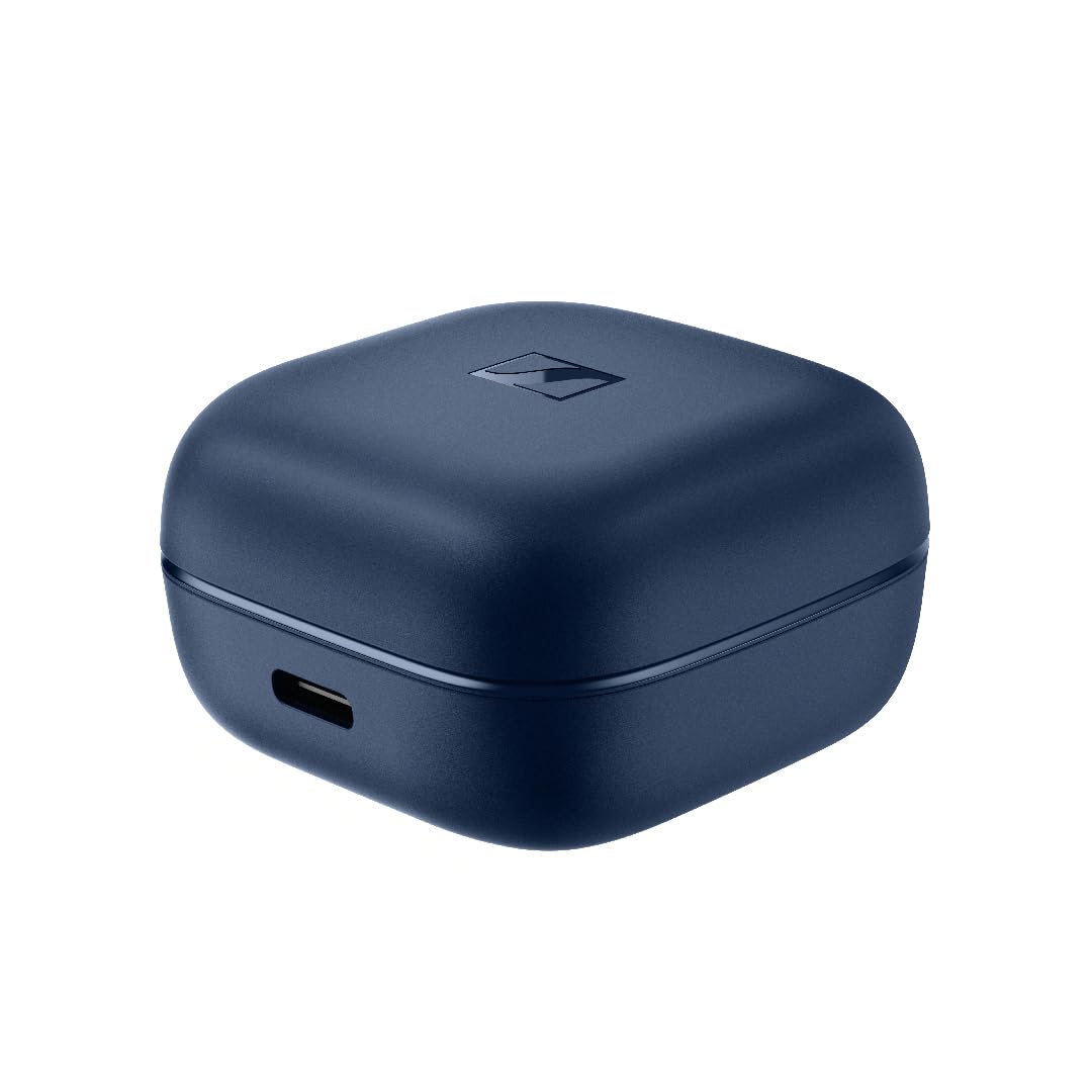 Sennheiser ACCENTUM True Wireless Earbuds, BT v5.3 Auracast & LE Audio, TrueResponse Drivers, Hybrid ANC + Transparency Mode, 28 Hr Battery, Qi & USB‑C Charging, Touch Control, 2Y Warranty, Black