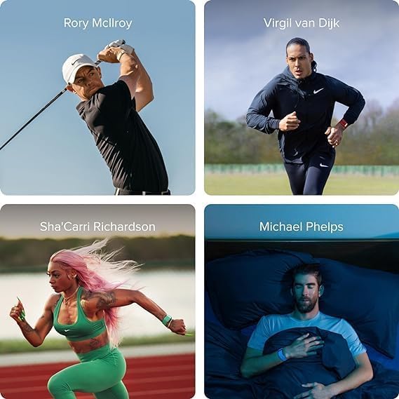 Whoop 4.0 with 12 Month Subscription, Wearable Health, Fitness & Activity Tracker, Improve Sleep, Strain, Recovery - Unboxed