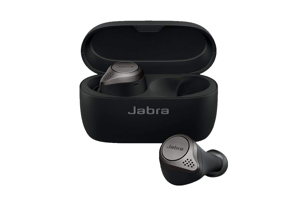 Jabra Elite 75t Bluetooth Truly Wireless In Ear Earbuds with Mic Active Noise Cancelling (ANC), Long Battery Life for Calls & Music, Voice Assistant Enabled - Unboxed