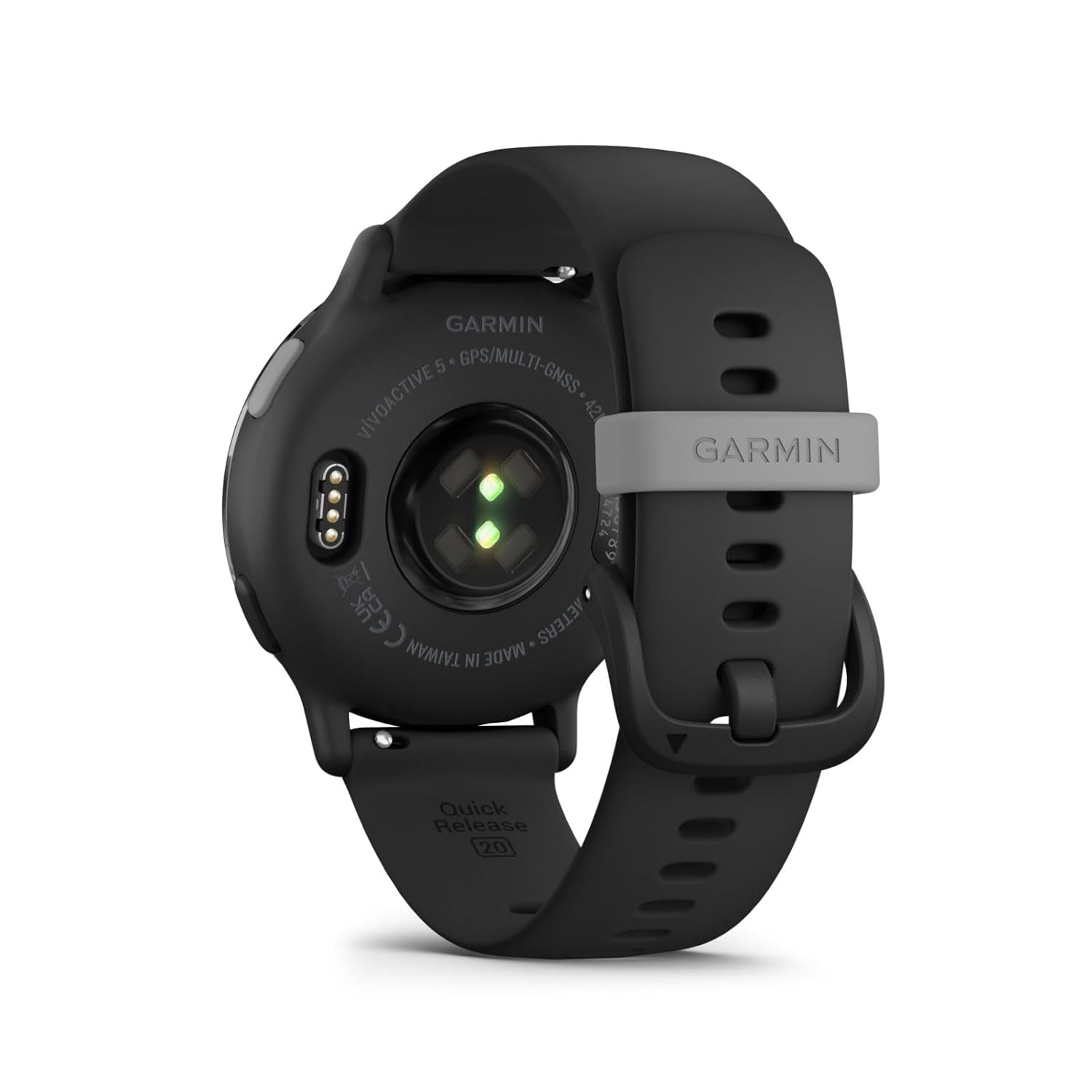 Garmin Vivoactive 5, Health and Fitness GPS Smartwatch, AMOLED Display, Up to 11 Days of Battery |Slate Aluminum Bezel with Black Case and Silicone Band - Unboxed