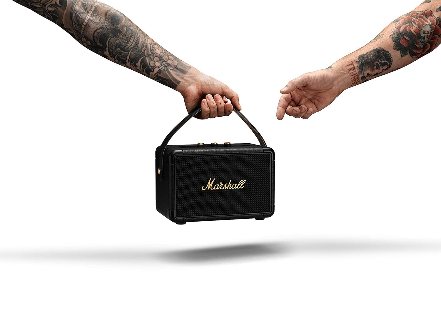 Kilburn II 36W Portable Bluetooth Speaker (Black & Brass) - Unboxed