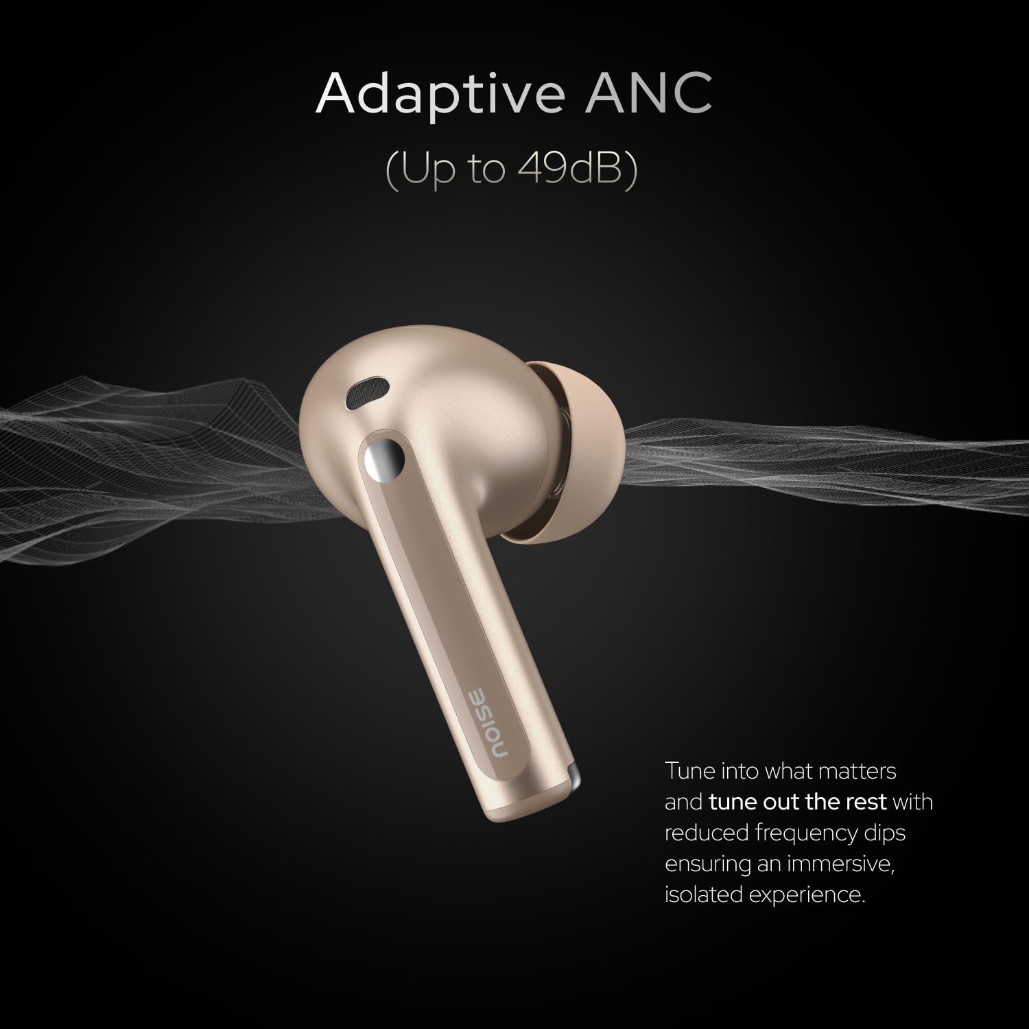Noise Master Buds, Sound by Bose in-Ear Bluetooth Earbuds, Up to 49dB Adaptive ANC, LHDC 5.0, Immersive Spatial Audio, 44H Playtime with 6 mic ENC, Dual Pairing, IPX5 Ear Buds TWS - Unboxed