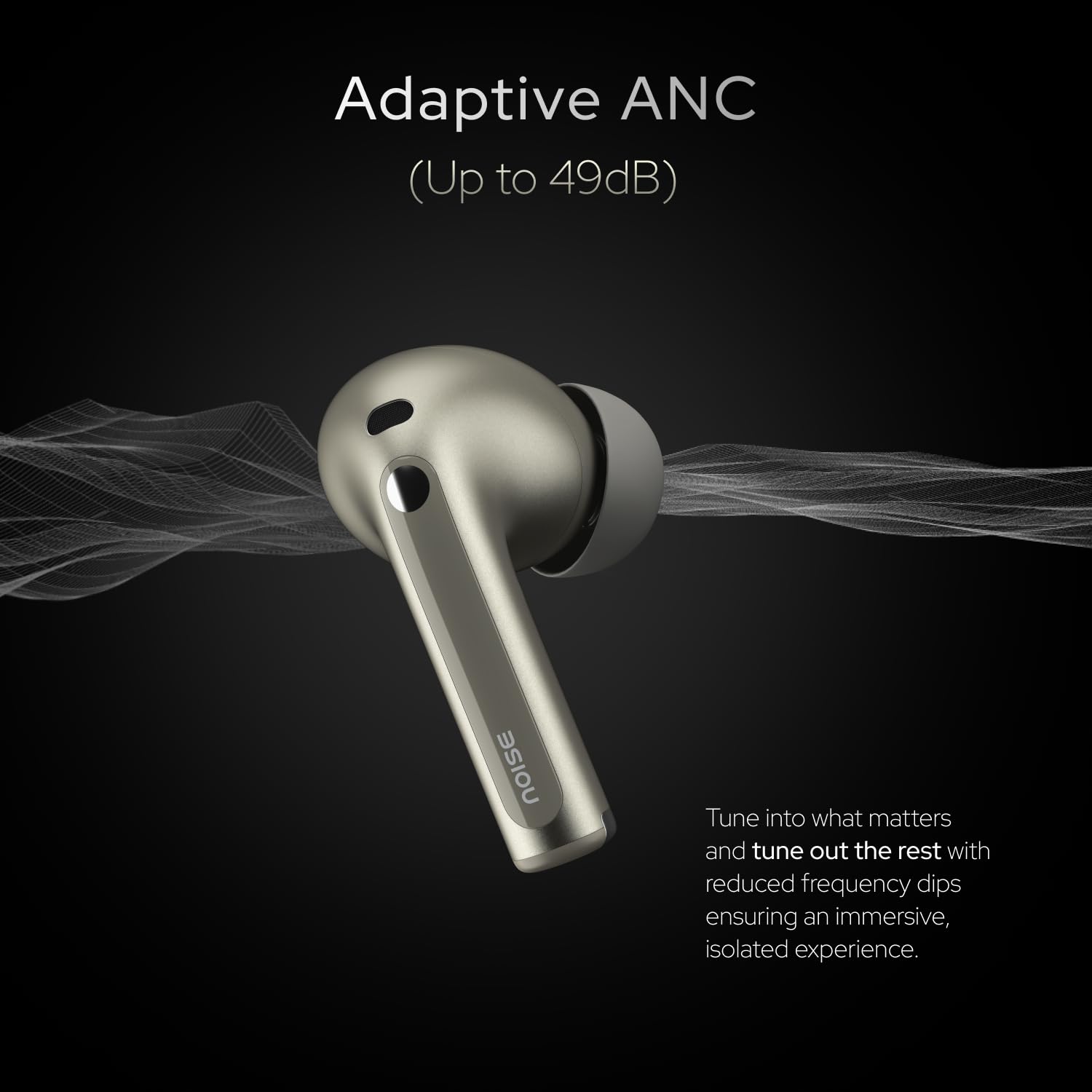 Noise Master Buds, Sound by Bose in-Ear Bluetooth Earbuds, Up to 49dB Adaptive ANC, LHDC 5.0, Immersive Spatial Audio, 44H Playtime with 6 mic ENC, Dual Pairing, IPX5 Ear Buds TWS - Unboxed