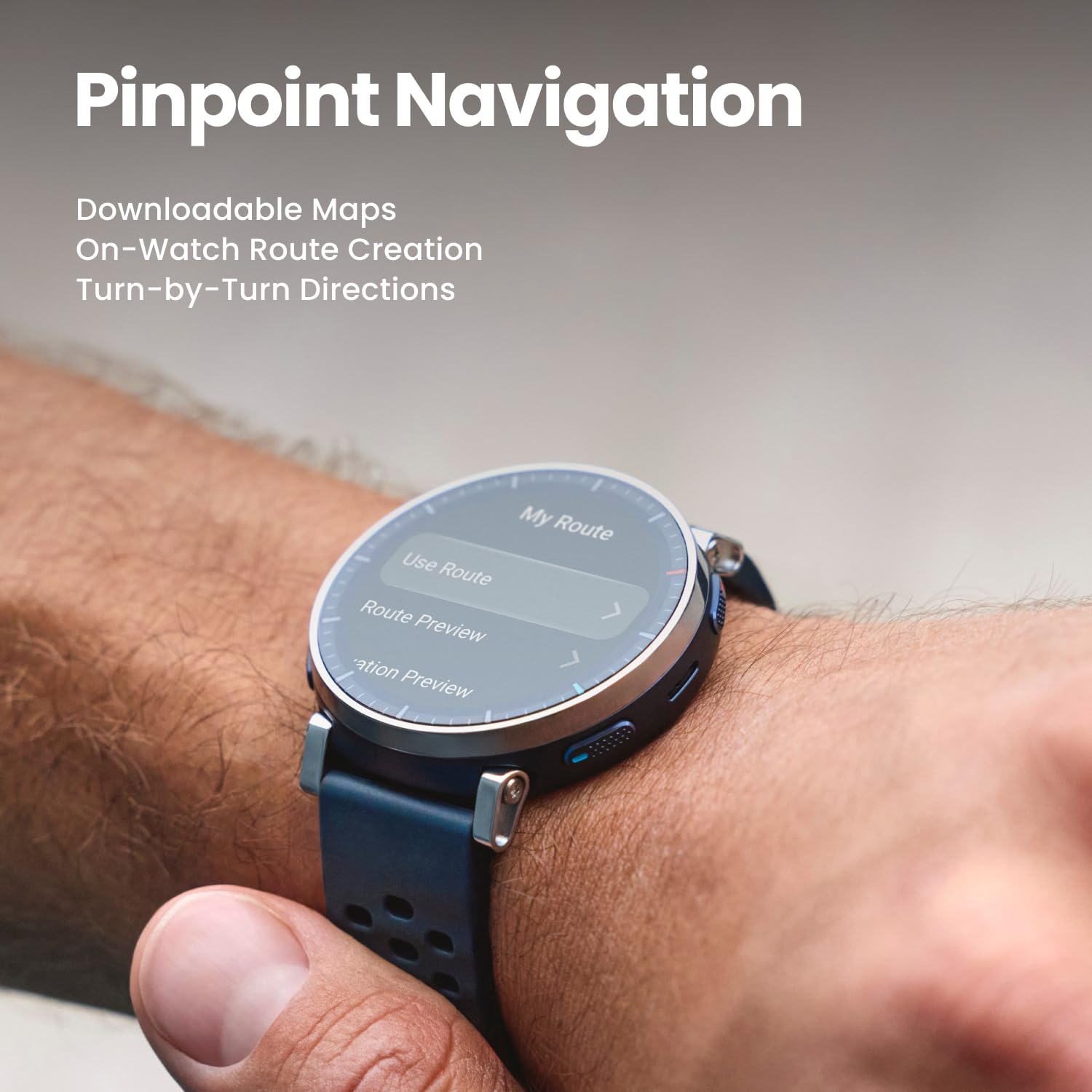 Amazfit Active 3 Premium(Smartchoice)GPS Running Smart Watch, 1.32"AMOLED Sapphire Display,12-Day Battery,4GB Storage,Offline Maps, 170+Workout Modes, 5 ATM,Fitness Tracker, Android & iOS, Apex Silver