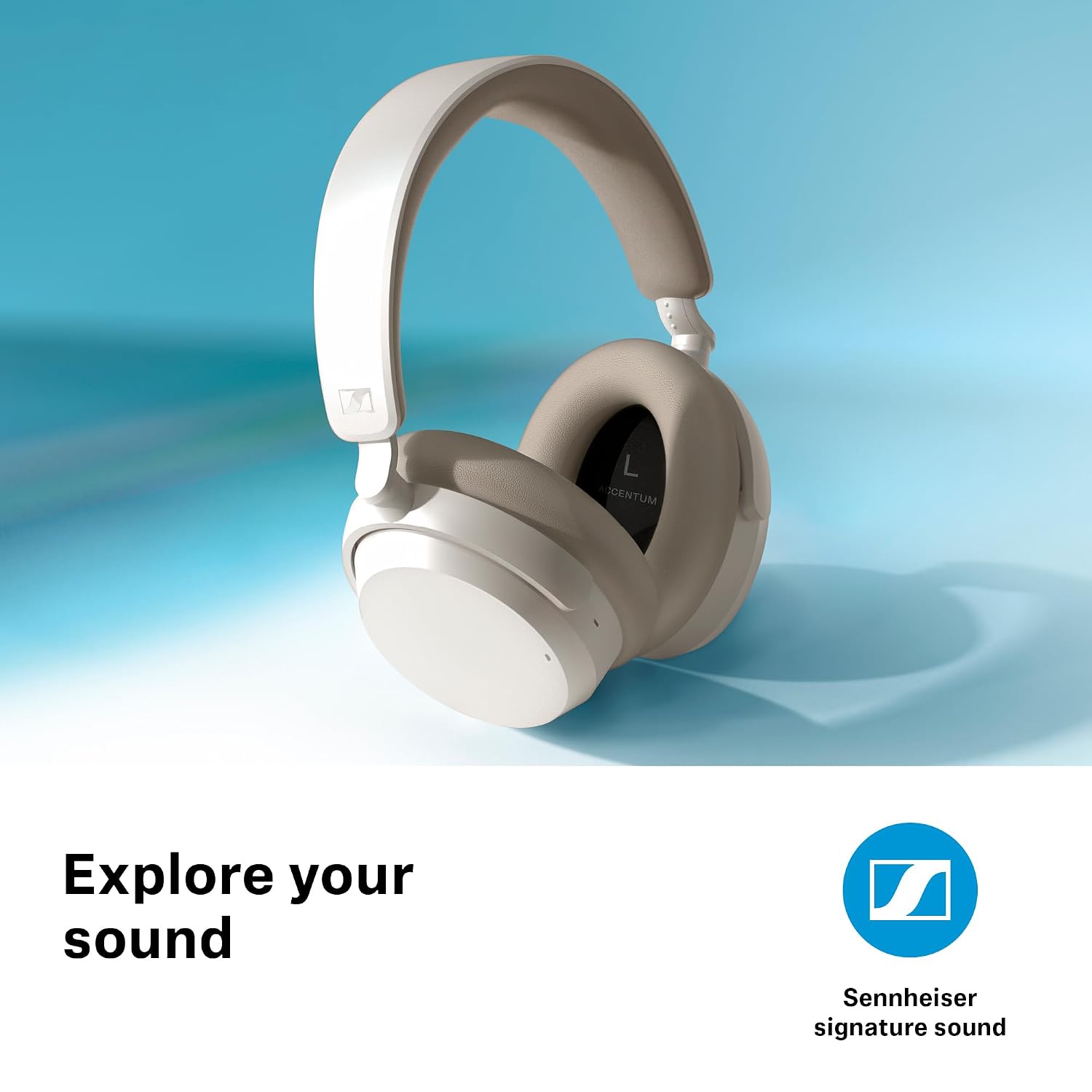 Sennheiser ACCENTUM Wireless Special Edition-Over Ear Headphones with Hybrid ANC,50 Hr Battery & Free BTD 600 Bluetooth Dongle Worth 5,990 Streaming & Crystal Clear Calls,Designed in Germany - Unboxed