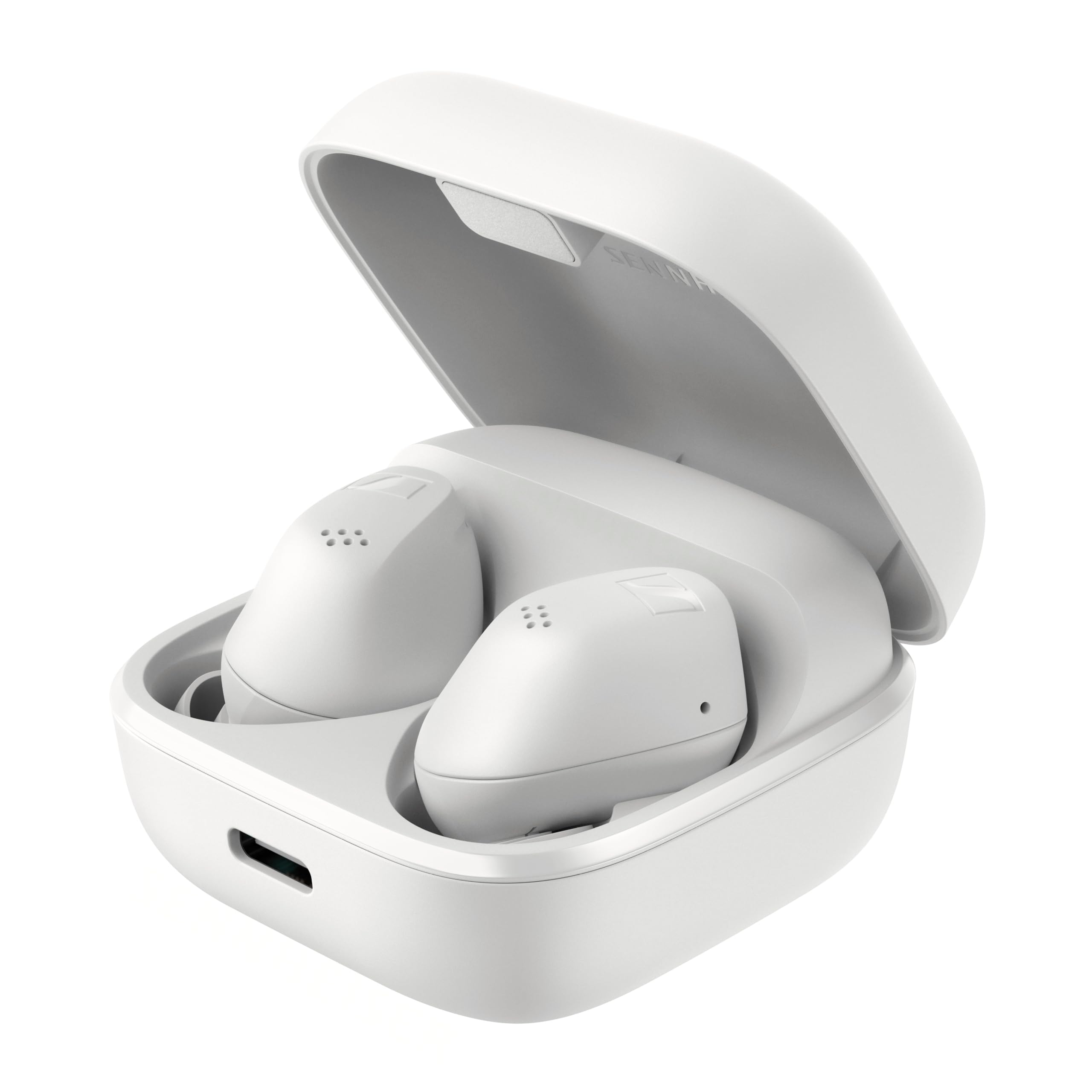 Sennheiser ACCENTUM True Wireless Earbuds, BT v5.3 Auracast & LE Audio, TrueResponse Drivers, Hybrid ANC + Transparency Mode, 28 Hr Battery, Qi & USB‑C Charging, Touch Control, 2Y Warranty, Black