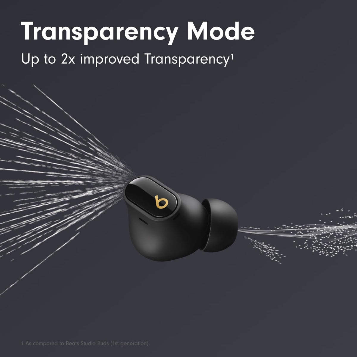 Beats Studio Buds + | True Wireless Noise Cancelling Earbuds, Enhanced Apple & Android Compatibility, Built-in Microphone, Sweat Resistant Bluetooth Headphones, Spatial Audio - Ivory