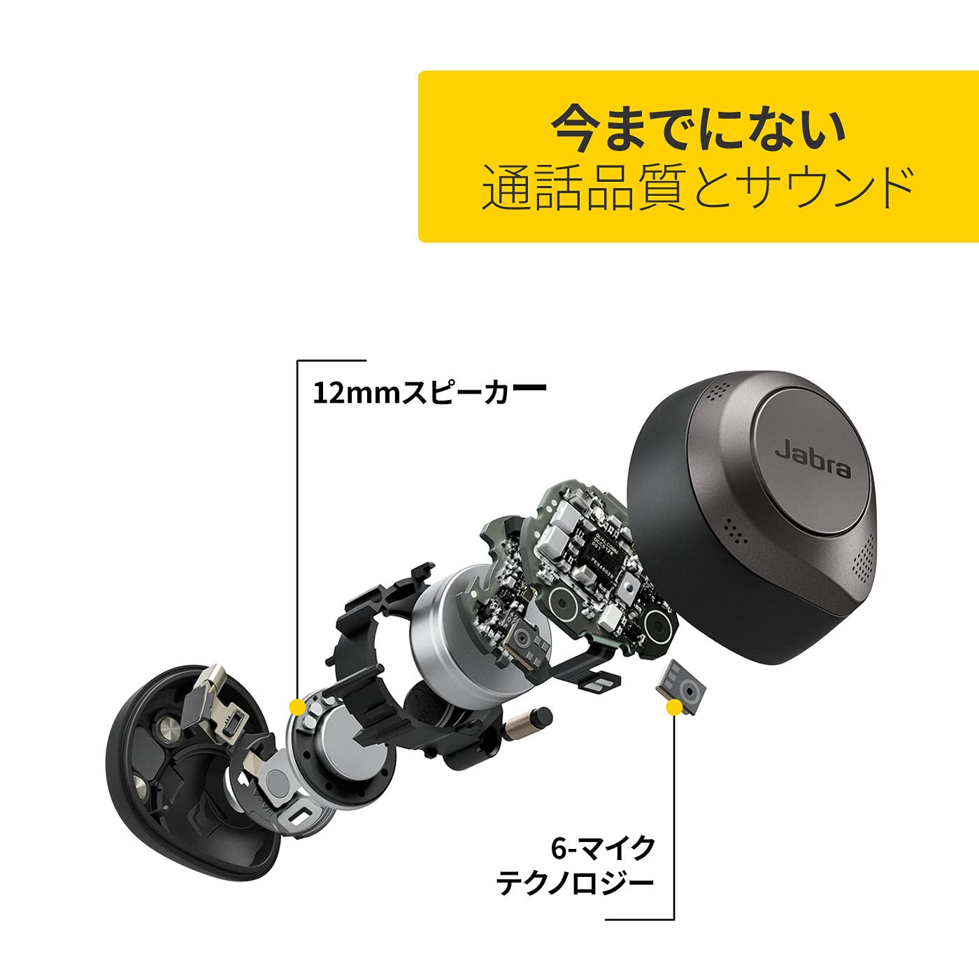 Jabra Elite 85t Bluetooth Truly Wireless In Ear Earbuds with Mic, Advanced Active Noise Cancellation with Long Battery Life and Powerful Speakers, Wireless Charging Case - Unboxed