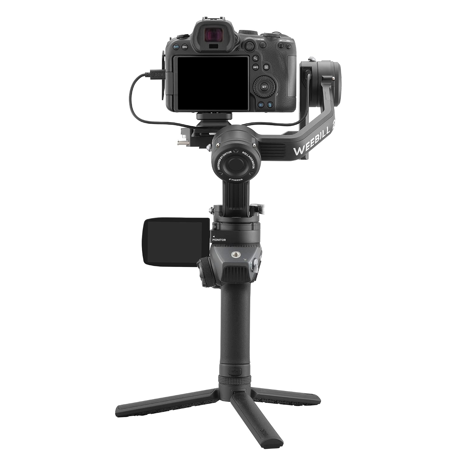 Zhiyun Weebill 2 Gimbal Stabilizer for DSLR Cameras/Mirrorless 3-Axis Handheld Professional Video Stabilizer for Sony Nikon Canon Fuji Olympus Panasonic LUMIX Blackmagic 6K 4K - Unboxed