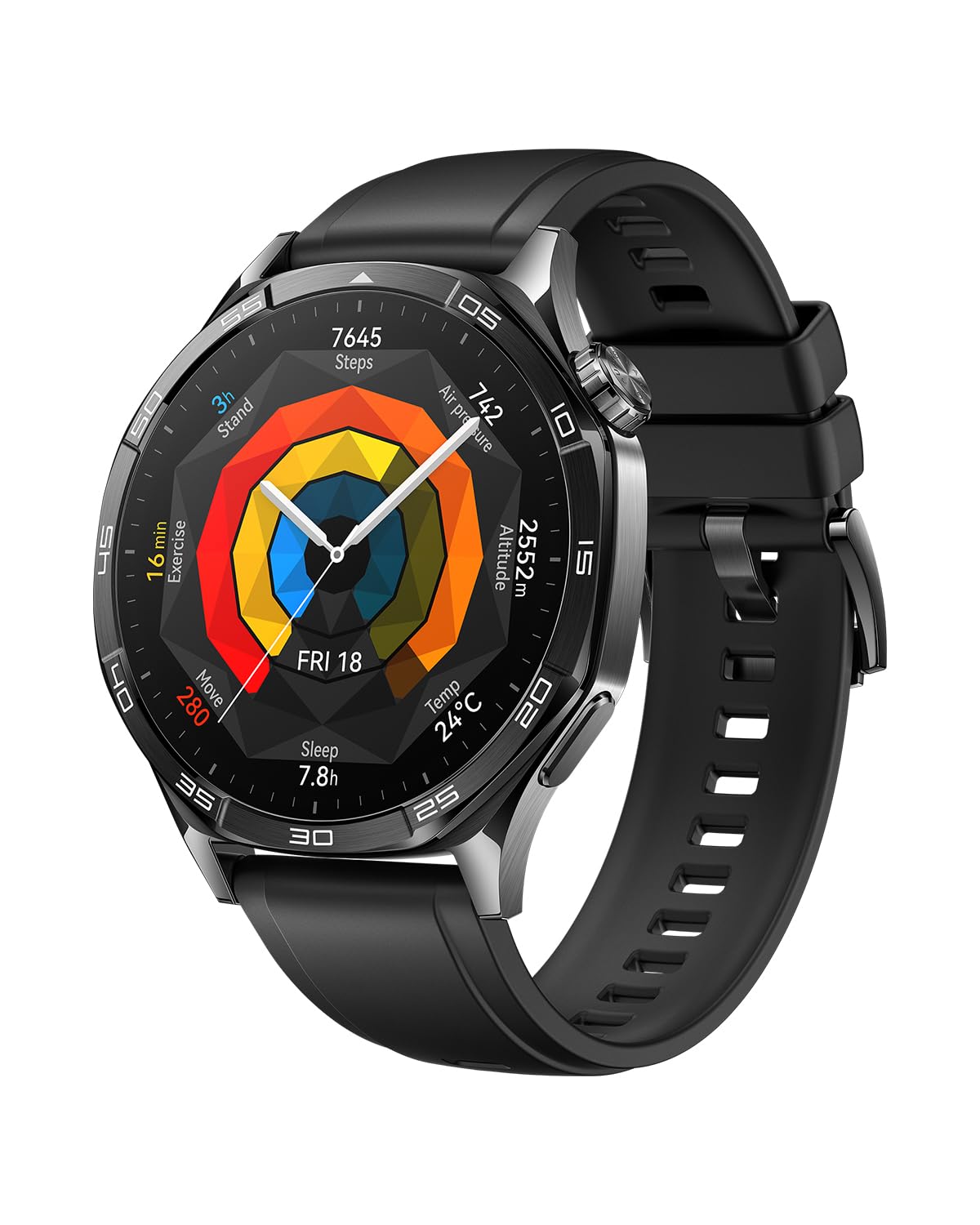 Huawei Watch GT 5 46mm Smartwatch, Up to 14 Days Battery Life, iOS & Android Compatible,Built in Maps, Pro-Level Sports Call&Message Reply, Free FreeBuds 5I (Blue, 46mm)