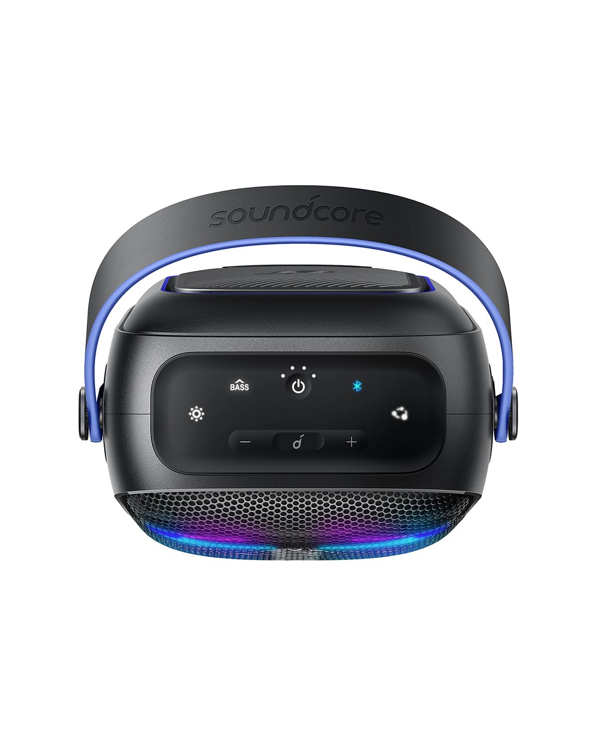 Soundcore Anker Rave Neo 2 Portable Speaker with 80W Stereo Sound,Partycast 2.0,Light Show,Ipx7 Waterproof(Floats On Water) 18H Playtime,Customizable Eq & Bass Up for Party,Backyard-Black,USB - Unboxed