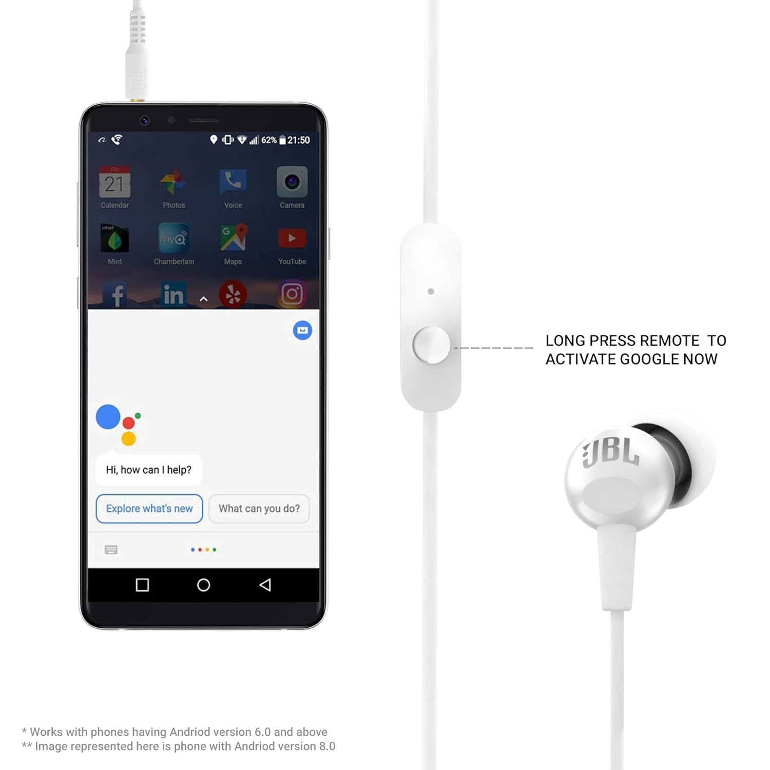 JBL C150SI by Harman in-Ear Headphones with Mic - Unboxed