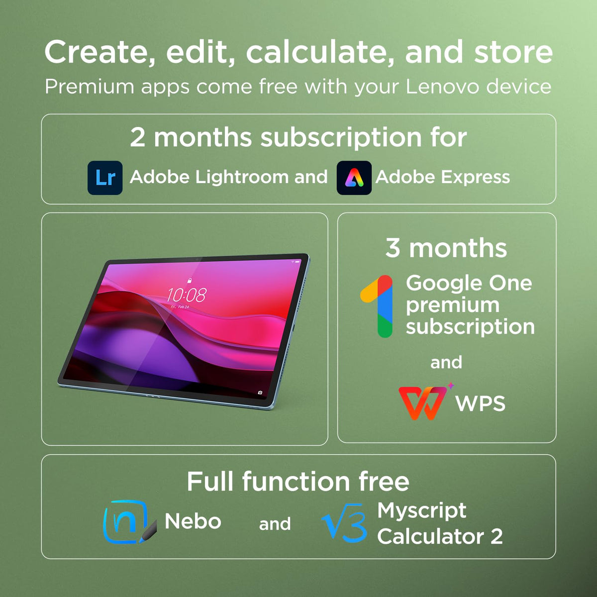 Lenovo Yoga Tab Plus Smartchoice AI Tablet with Pen + Keyboard |12.7" Display, 3K Resolution, 144 Hz|16GB RAM, 512GB ROM|Snapdragon 8 Gen 3|10200 mAh|6 Speakers|USB 3.0 with DP-Out - Unboxed