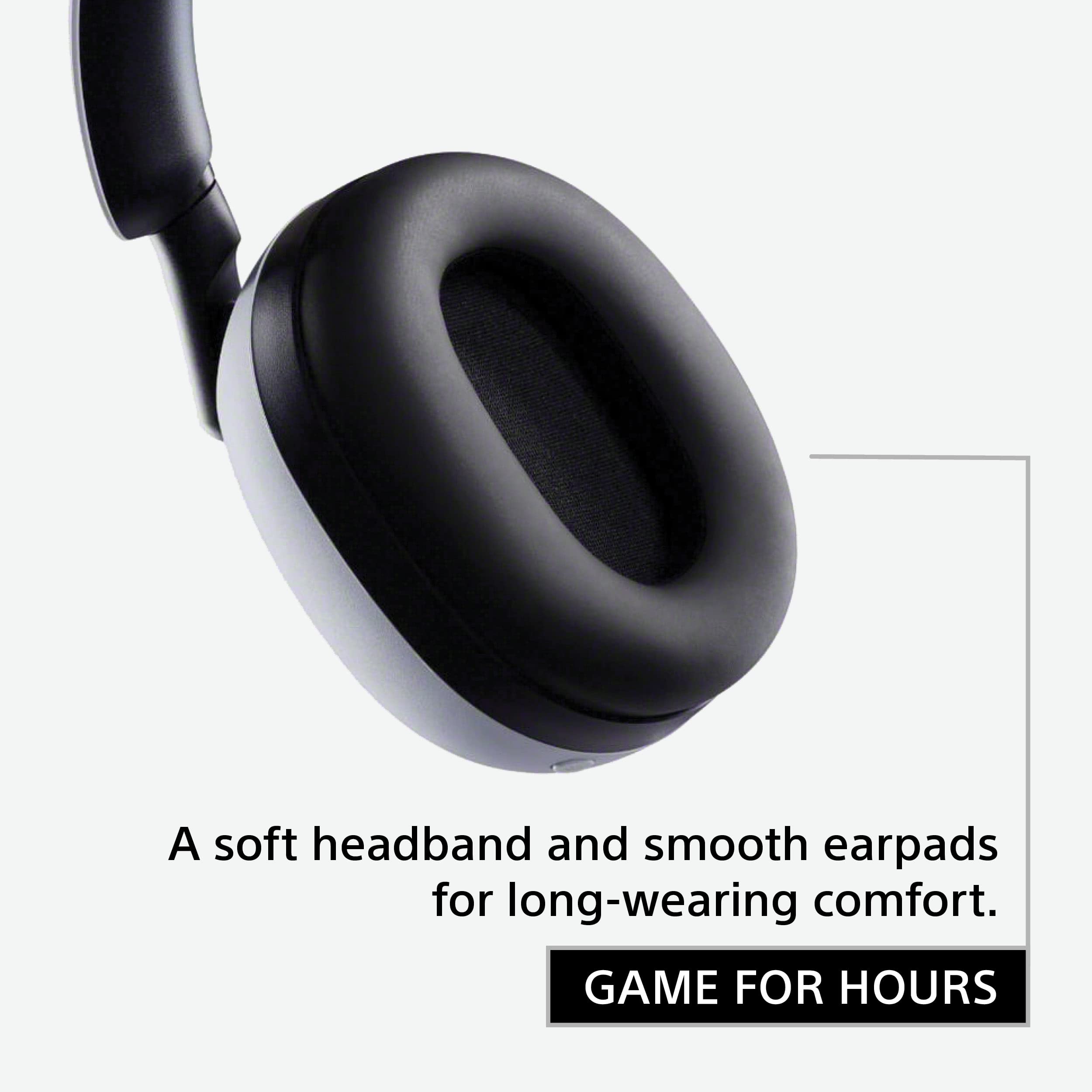 Sony INZONE H9, WH-G900N Wireless Noise Cancelling Gaming Headset, Over Ear Headphones with 360 Spatial Sound, 32 Hours Battery Life, Flip to Mute Mic, Mobile, Laptop, PS5 & PC Compatible - Unboxed