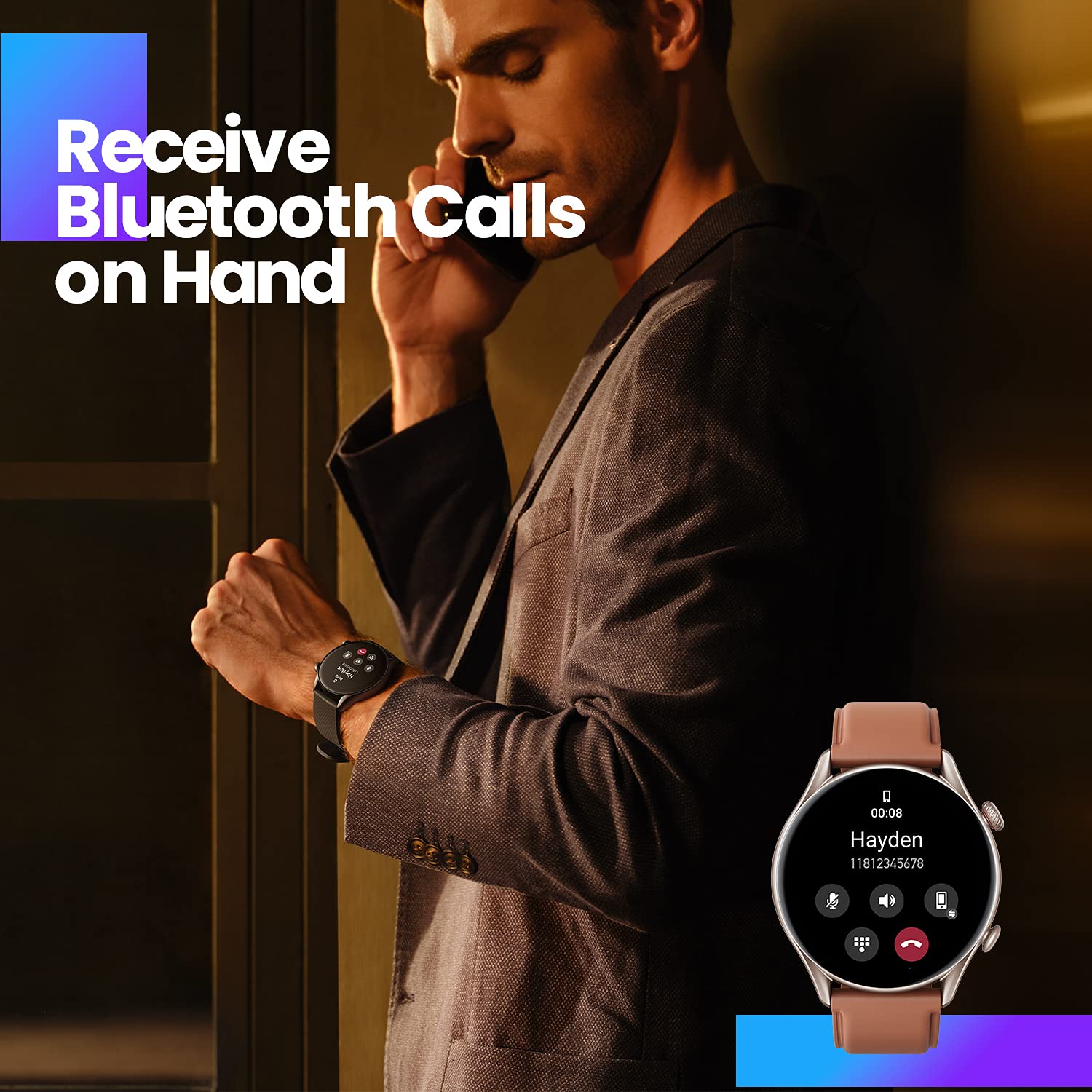 Amazfit GTR 3 Pro (Smartchoice) 46mm Smart Watch with BT Phone Calls, BP Monitoring, 1.45”AMOLED Display, 24/7 HR Tracking, Alexa, GPS, WiFi, 12-Day Battery Life,150 Sports Modes(Infinite Black) - Unboxed