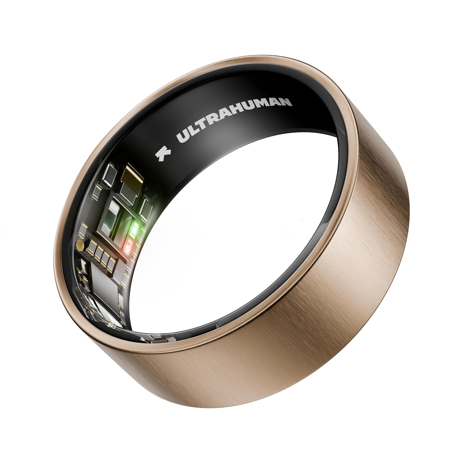ULTRAHUMAN Ring AIR - Brushed Rose Gold - Size 8 - Smart Ring | No Monthly Subscription | Size First with Sizing Kit | Sleep Tracking Wearable - Heart Rate - Fitness Tracker