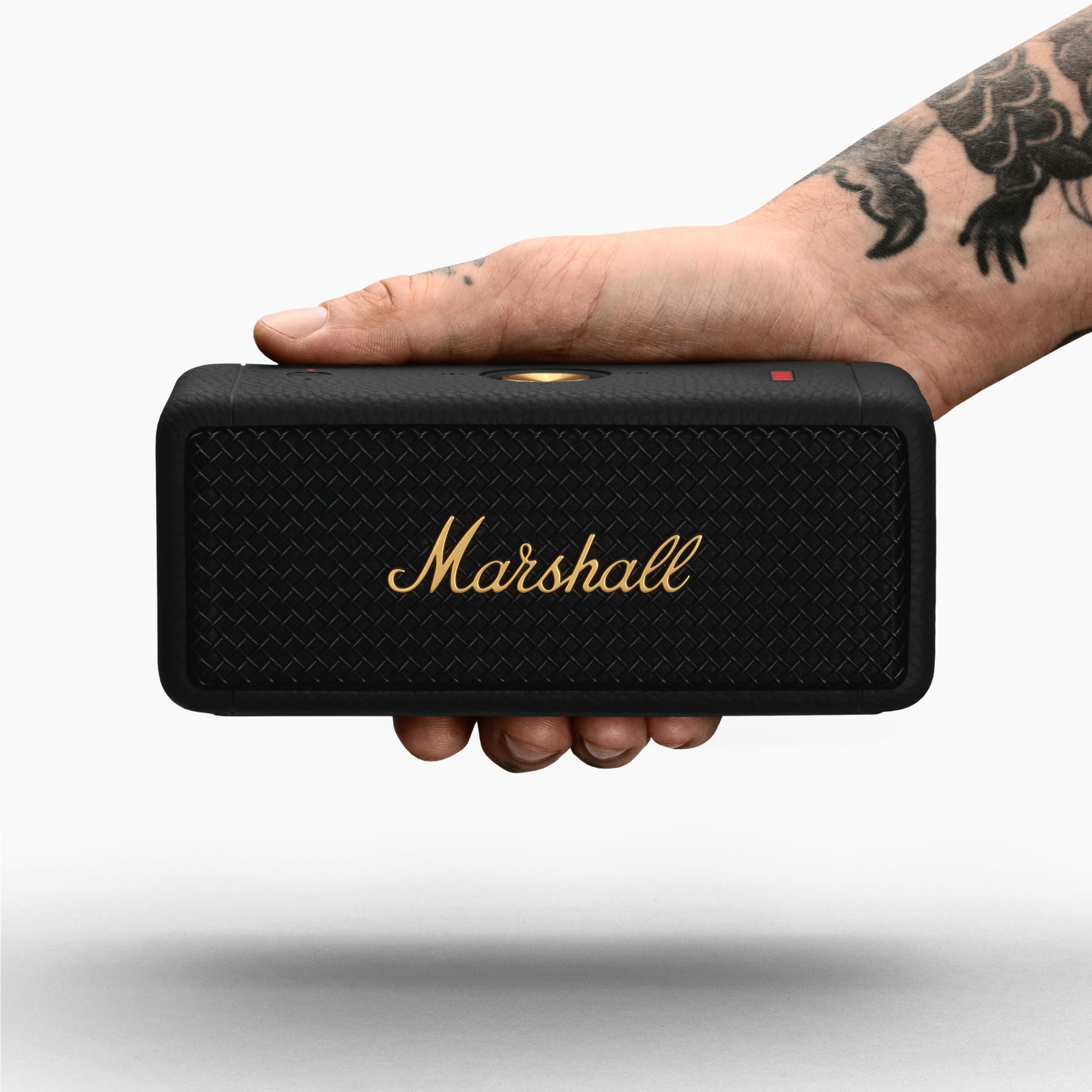 Marshall Emberton II Compact Portable Bluetooth Speaker with 30+ Hours of Playtime, (360° Sound), Dust & Waterproof (IP67) - Unboxed