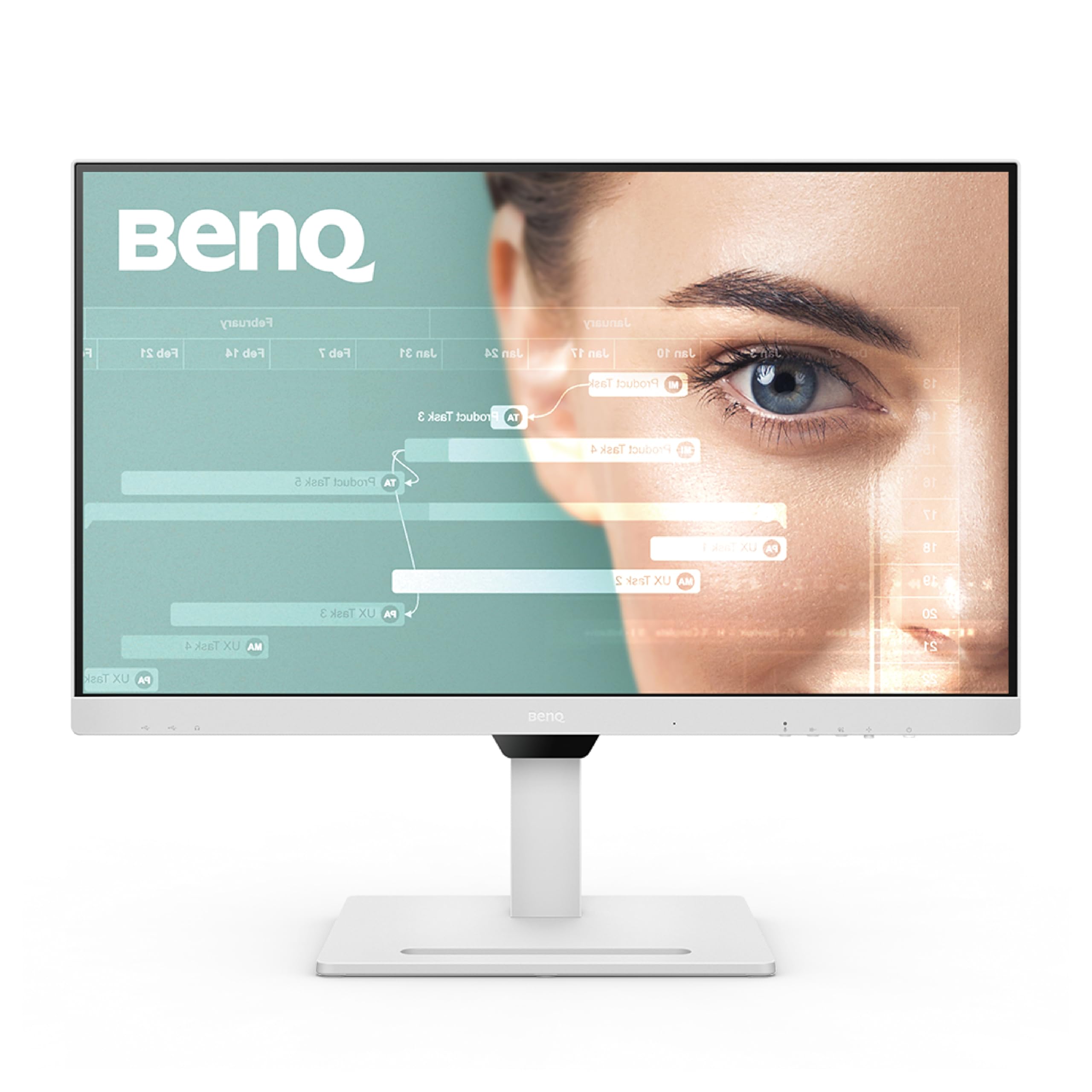 BenQ GW2785TC 27" 1920x1080 IPS Full HD|Daisy Chain| USB-C (60W PD)| Coding Mode| Height Adjustment| HDMI| DP| 75Hz| 2Wx2 Speakers|Ultra-Slim Bezel Monitor| Eye Care|Brightness Intelligence (Black)