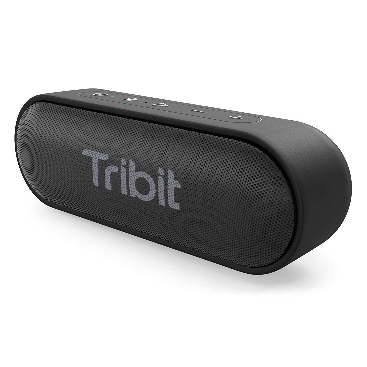 Tribit XSound Go Wireless Bluetooth Speakers with Loud Stereo Sound & Rich Bass 16W,24H Playtime, Outdoor Lightweight IPX7 Waterproof, Built-in Mic (Black) - Unboxed