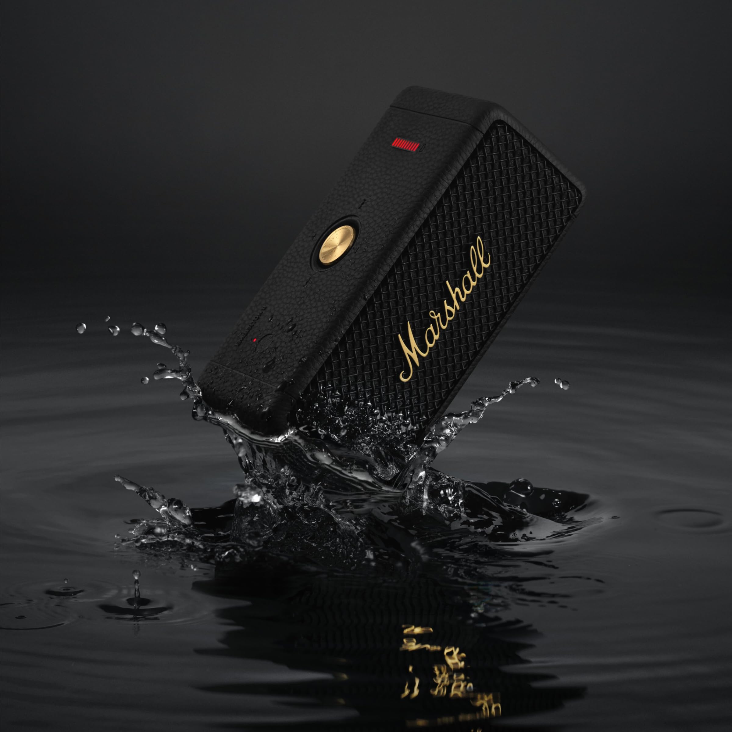 Marshall Emberton II Compact Portable Bluetooth Speaker with 30+ Hours of Playtime, (360° Sound), Dust & Waterproof (IP67) - Unboxed