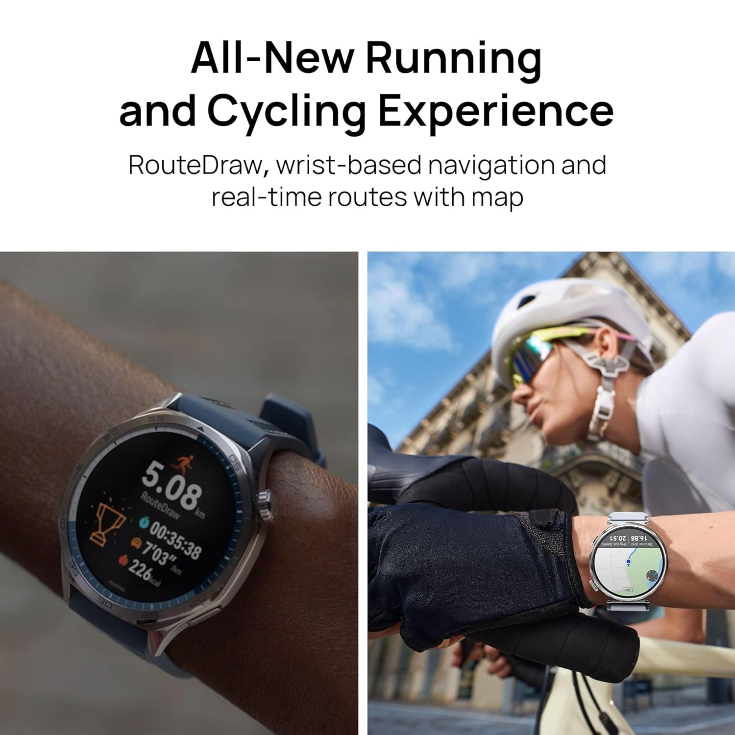 Huawei Watch GT 5 46mm Smartwatch, Up to 14 Days Battery Life, iOS & Android Compatible,Built in Maps, Pro-Level Sports Call&Message Reply, Free FreeBuds 5I (Blue, 46mm)