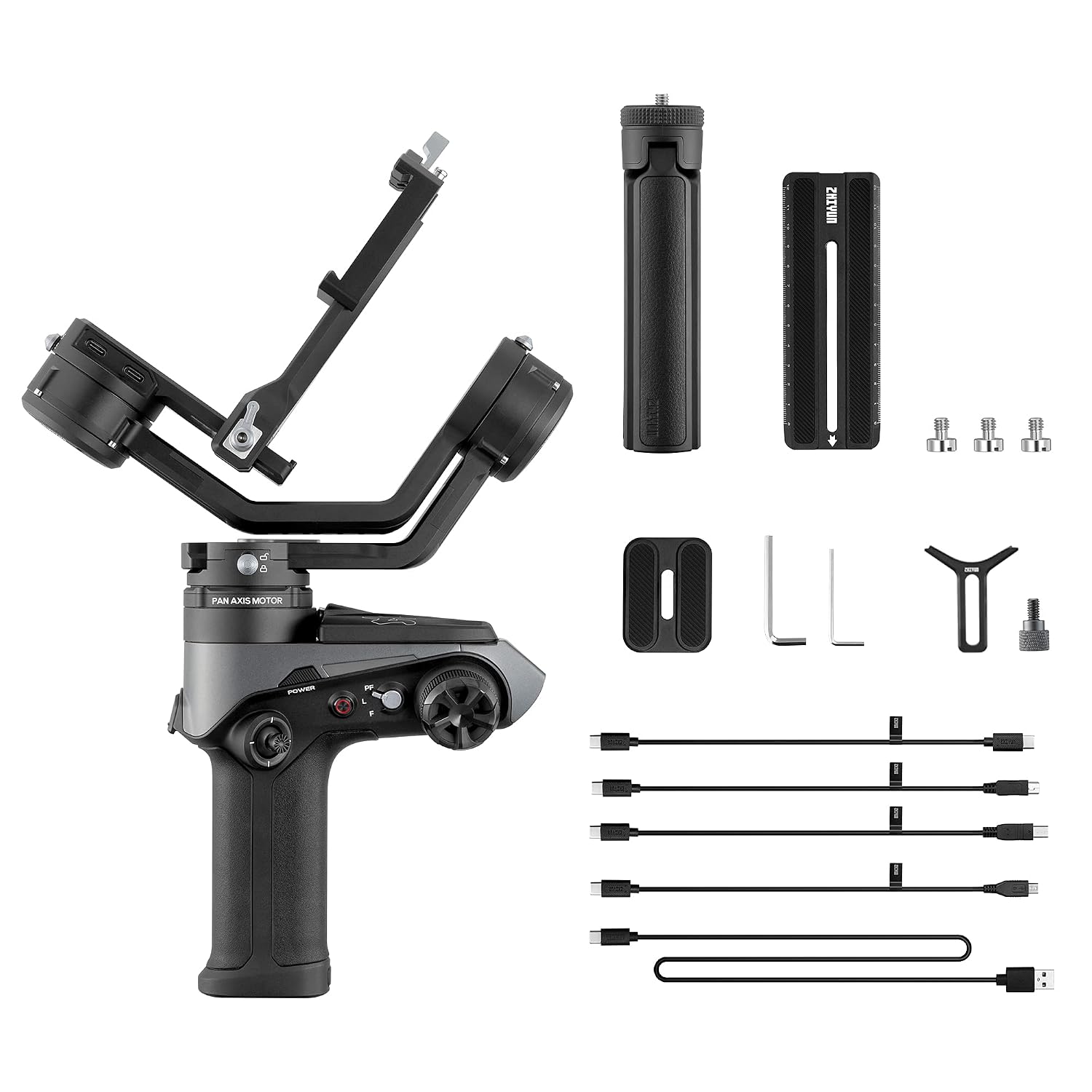 Zhiyun Weebill 2 Gimbal Stabilizer for DSLR Cameras/Mirrorless 3-Axis Handheld Professional Video Stabilizer for Sony Nikon Canon Fuji Olympus Panasonic LUMIX Blackmagic 6K 4K - Unboxed