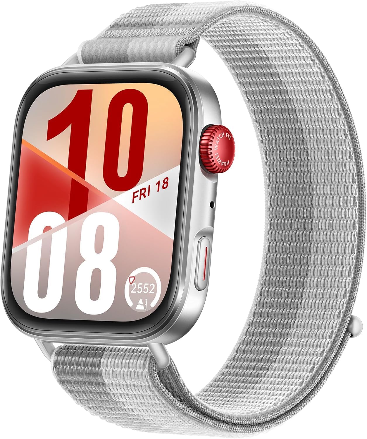 Huawei Watch FIT 4 smartwatch, 1.82" Large Display, Up to 10-Day Battery Life, Dual Band GPS, 100+ Sports Modes, Fitness Health Tracker, Emotional Assistant, Compatible with Android iOS, White
