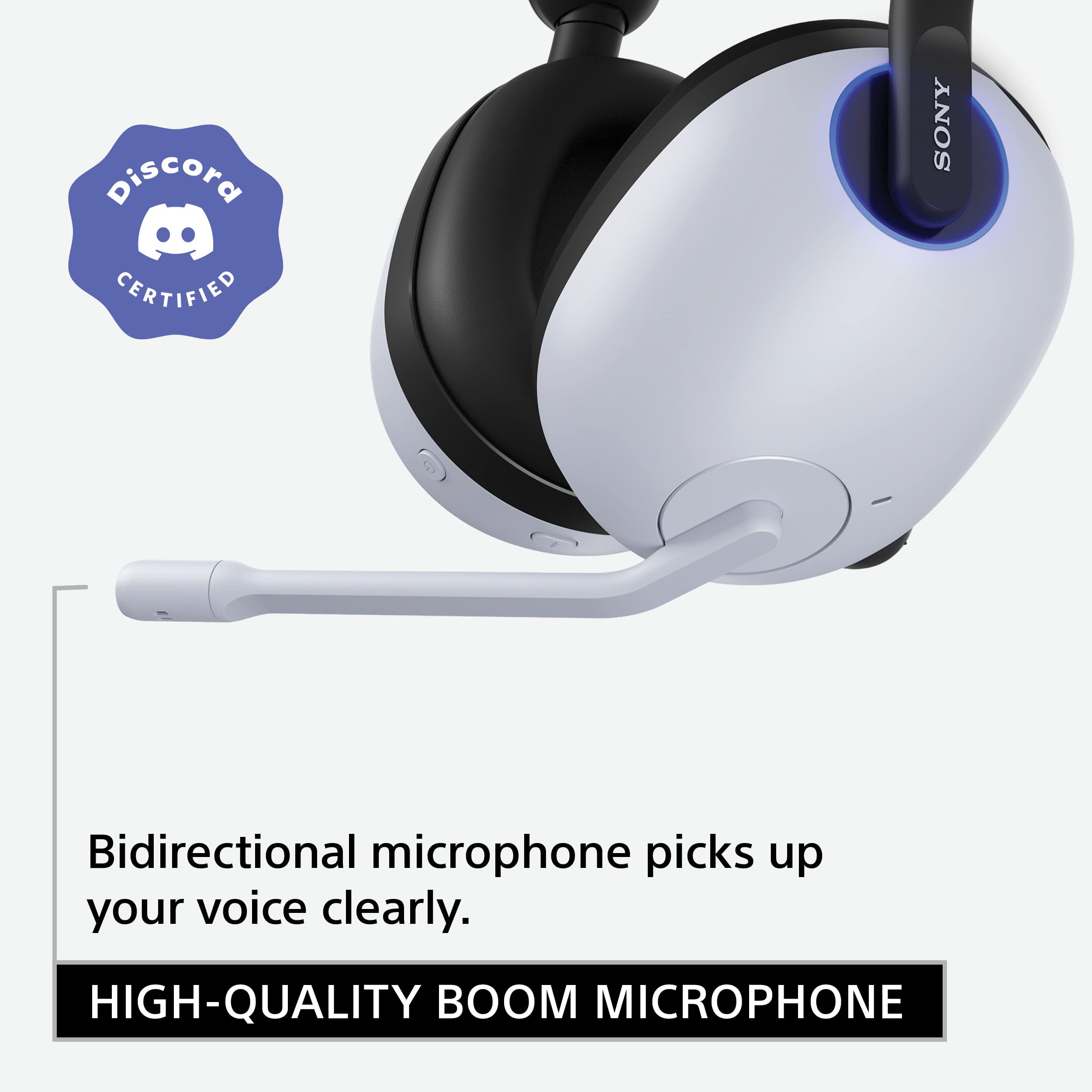 Sony INZONE H9, WH-G900N Wireless Noise Cancelling Gaming Headset, Over Ear Headphones with 360 Spatial Sound, 32 Hours Battery Life, Flip to Mute Mic, Mobile, Laptop, PS5 & PC Compatible - Unboxed