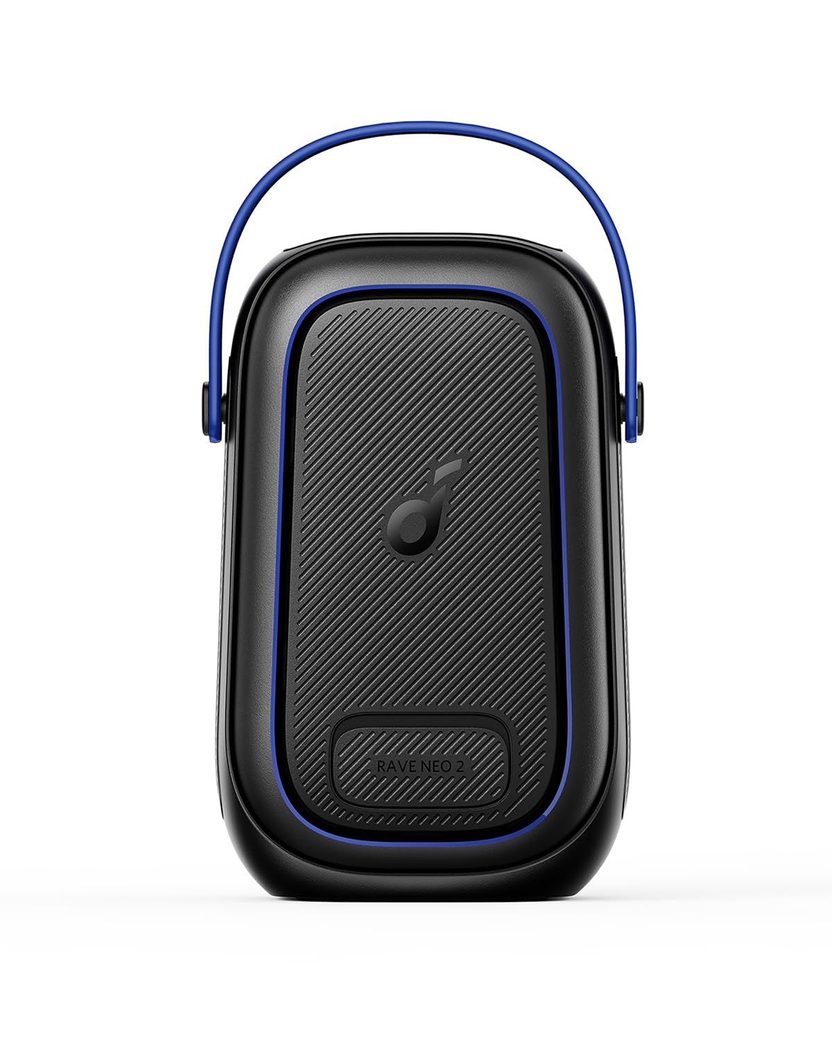Soundcore Anker Rave Neo 2 Portable Speaker with 80W Stereo Sound,Partycast 2.0,Light Show,Ipx7 Waterproof(Floats On Water) 18H Playtime,Customizable Eq & Bass Up for Party,Backyard-Black,USB - Unboxed