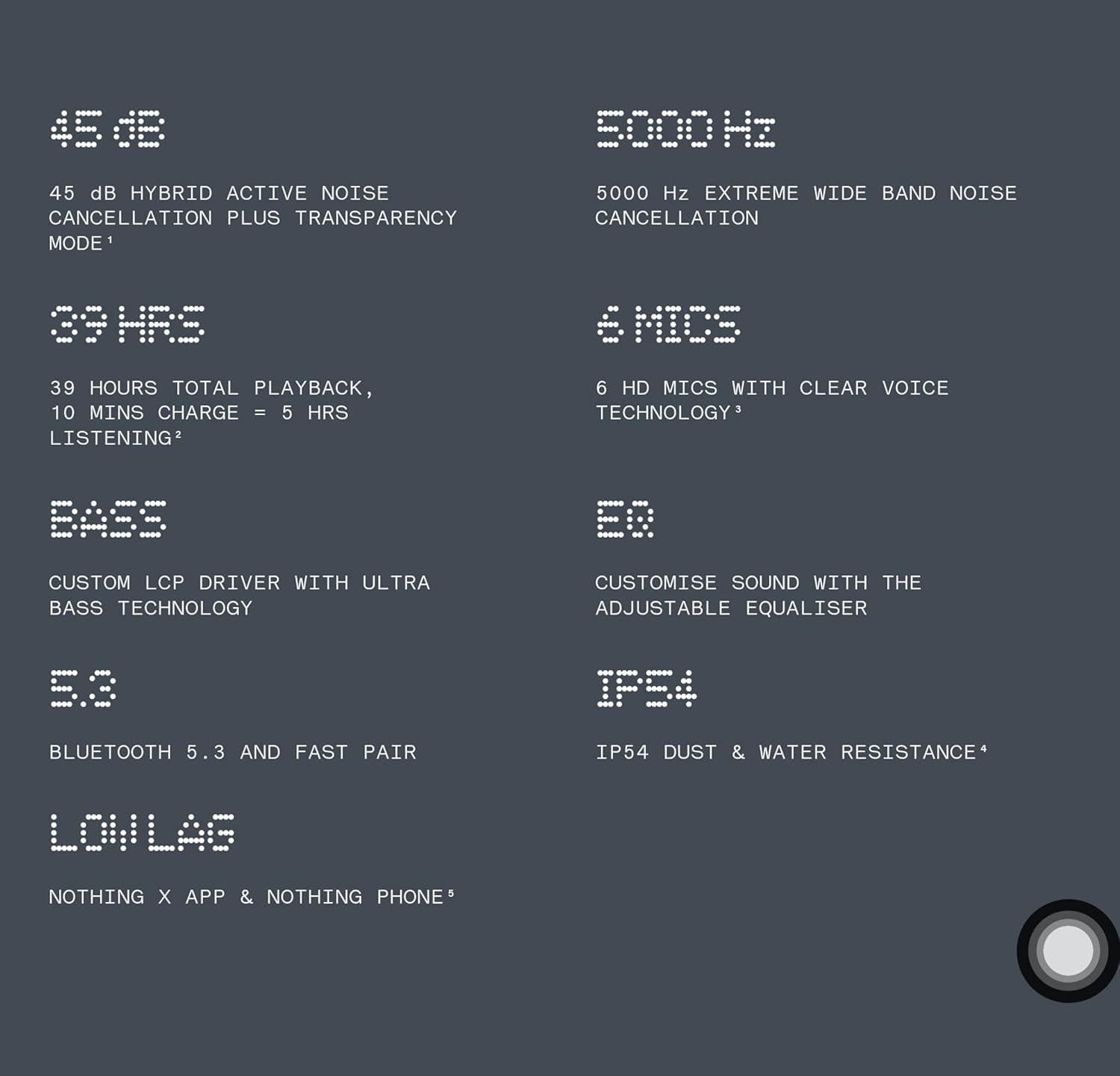 CMF by Nothing Buds Pro With 45 DB ANC, Ultra Bass Technology & Upto 39 Hours Of Battery Life In Ear Bluetooth Headset (Orange, True Wireless)