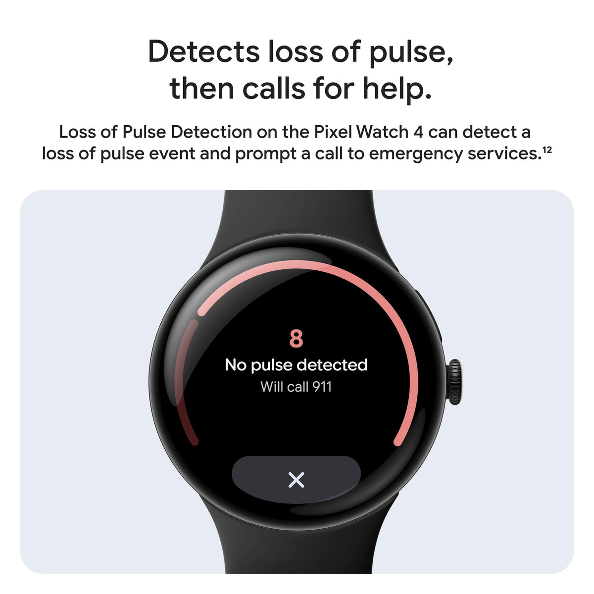 Google Pixel Watch 4 (45mm) - Smartwatch - Obsidian Active Band - Wi-Fi - Unboxed