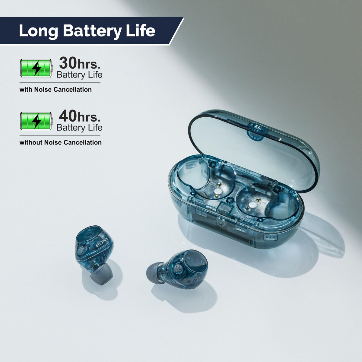 Sony WF-C710N | Dual Noise Cancellation Wireless Bluetooth in Ear Earbuds | AI Call Quality | 40Hrs Battery W/O ANC | 30Hrs Battery with ANC - Blue | Up to 30 Hrs of Battery, Lightweight & Secure, Touch Controls - Unboxed