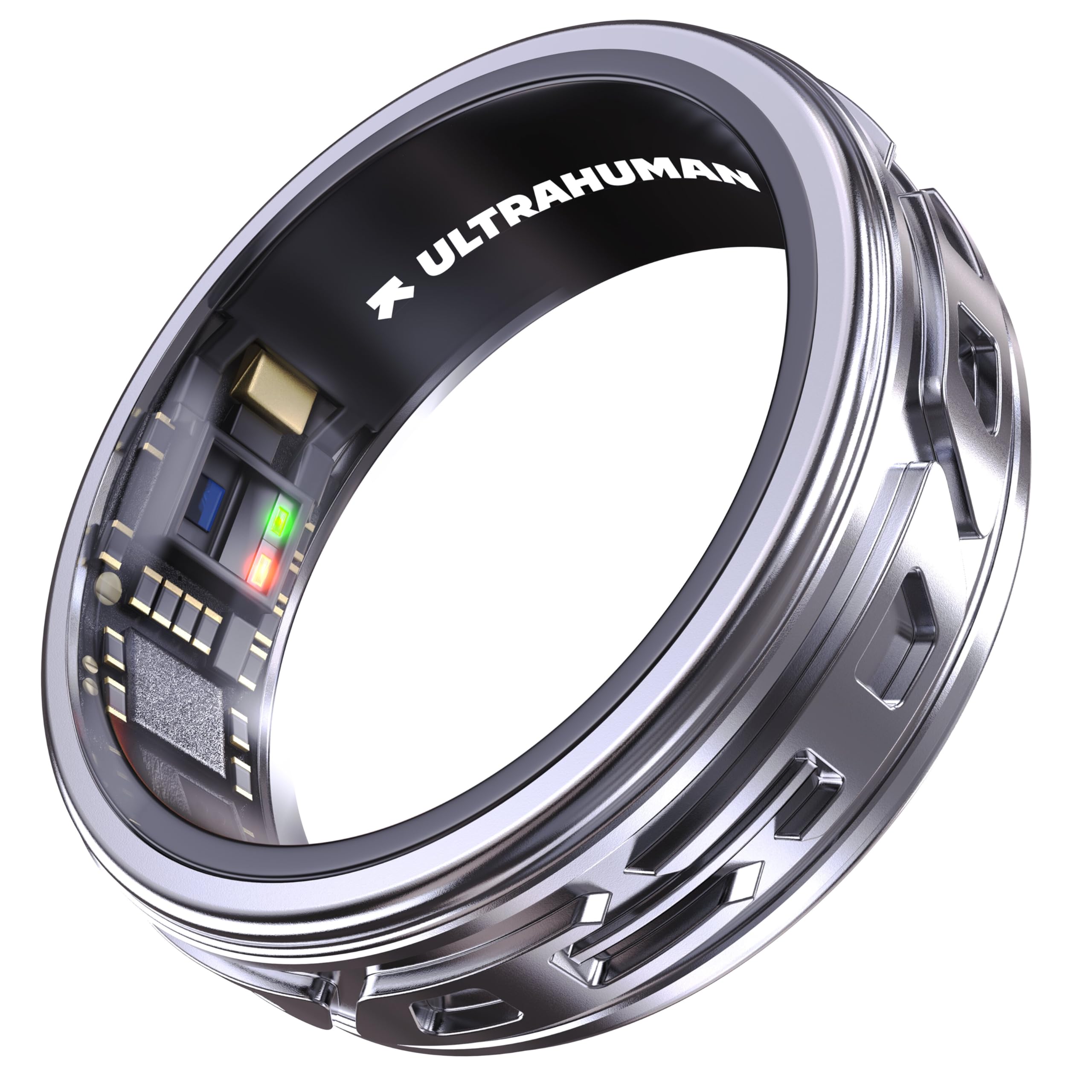 ULTRAHUMAN Ring AIR Smart Ring -Track Sleep, HRV & Stress, No subscription | 2.4g With 100m Water-Resistance, Recovery & Fitness Tracker, Cycle & Ovulation Tracking, Lifetime Free App Access
