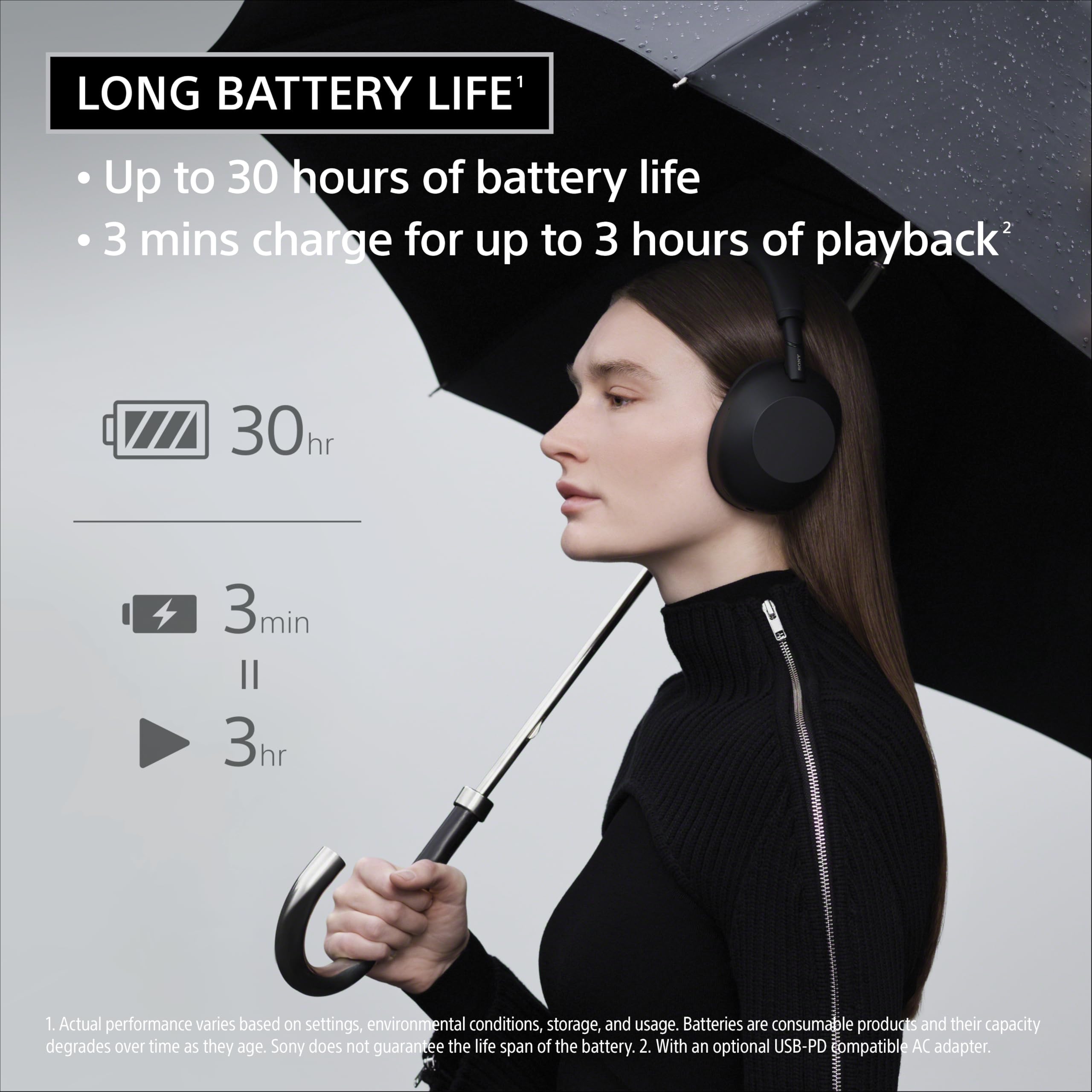 Sony WH-1000XM6 The Best Wireless Noise Canceling Headphones, HD NC Processor QN3, 12 Microphones, Adaptive NC Optimizer, Mastered by Engineers, Studio-Quality (Unboxed)