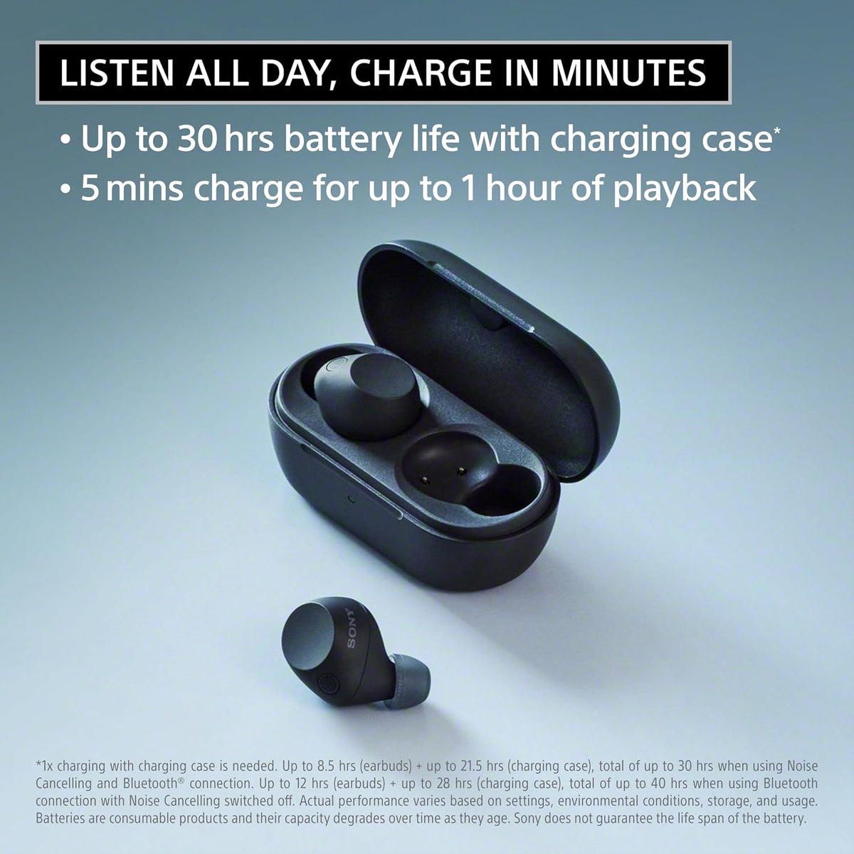 Sony WF-C710N | Dual Noise Cancellation Wireless Bluetooth in Ear Earbuds | AI Call Quality | 40Hrs Battery W/O ANC | 30Hrs Battery with ANC - Blue | Up to 30 Hrs of Battery, Lightweight & Secure, Touch Controls - Unboxed