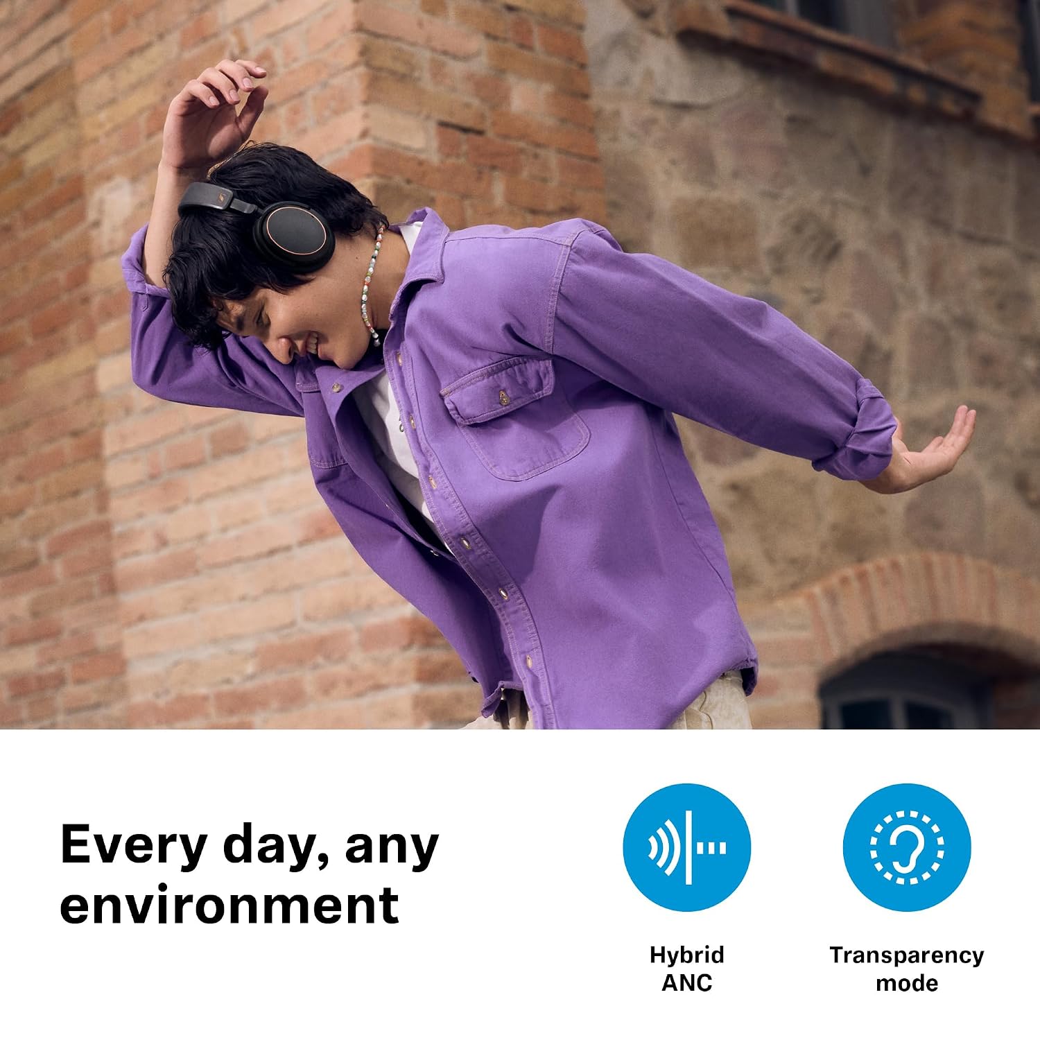Sennheiser ACCENTUM Wireless Special Edition-Over Ear Headphones with Hybrid ANC,50 Hr Battery & Free BTD 600 Bluetooth Dongle Worth 5,990 Streaming & Crystal Clear Calls,Designed in Germany - Unboxed