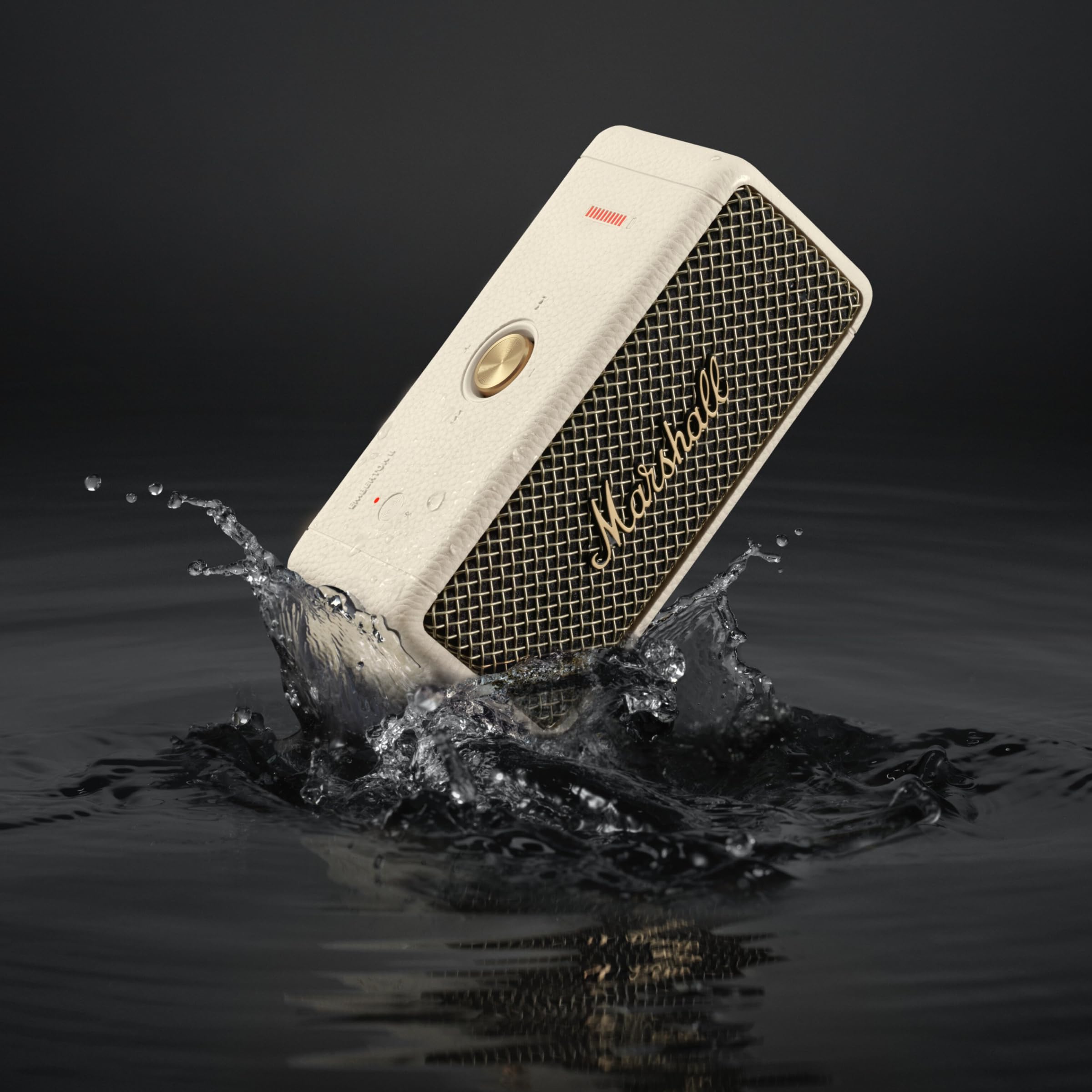 Marshall Emberton II Compact Portable Bluetooth Speaker with 30+ Hours of Playtime, (360° Sound), Dust & Waterproof (IP67) - Unboxed
