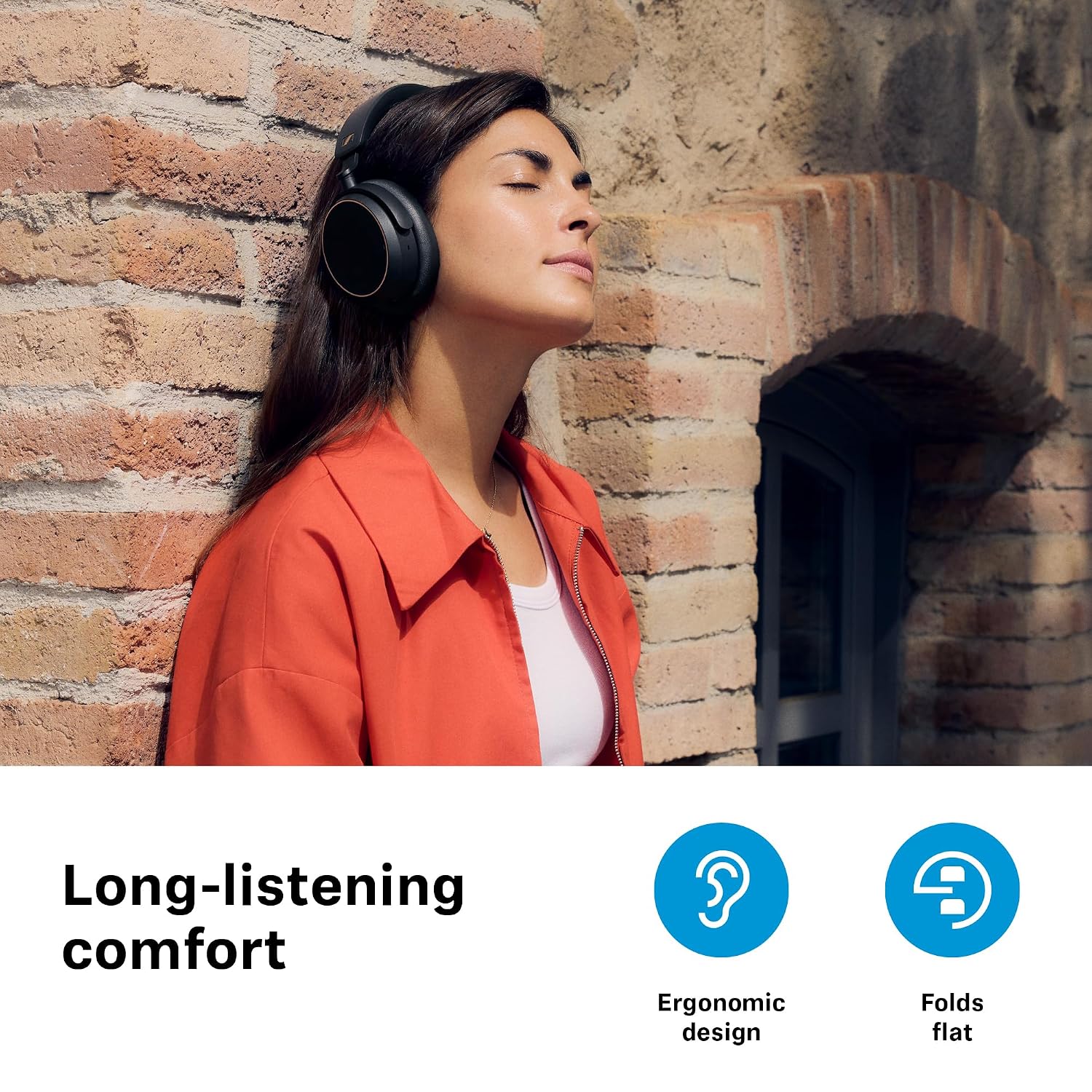Sennheiser ACCENTUM Wireless Special Edition-Over Ear Headphones with Hybrid ANC,50 Hr Battery & Free BTD 600 Bluetooth Dongle Worth 5,990 Streaming & Crystal Clear Calls,Designed in Germany - Unboxed