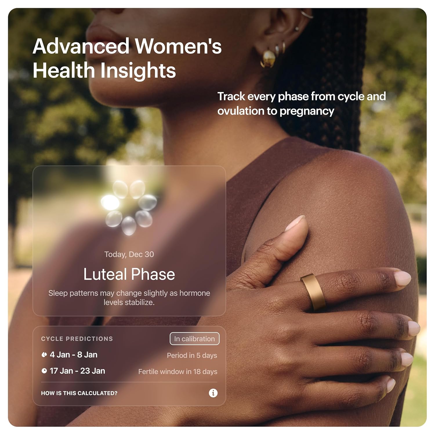 ULTRAHUMAN Ring AIR - Brushed Rose Gold - Size 8 - Smart Ring | No Monthly Subscription | Size First with Sizing Kit | Sleep Tracking Wearable - Heart Rate - Fitness Tracker