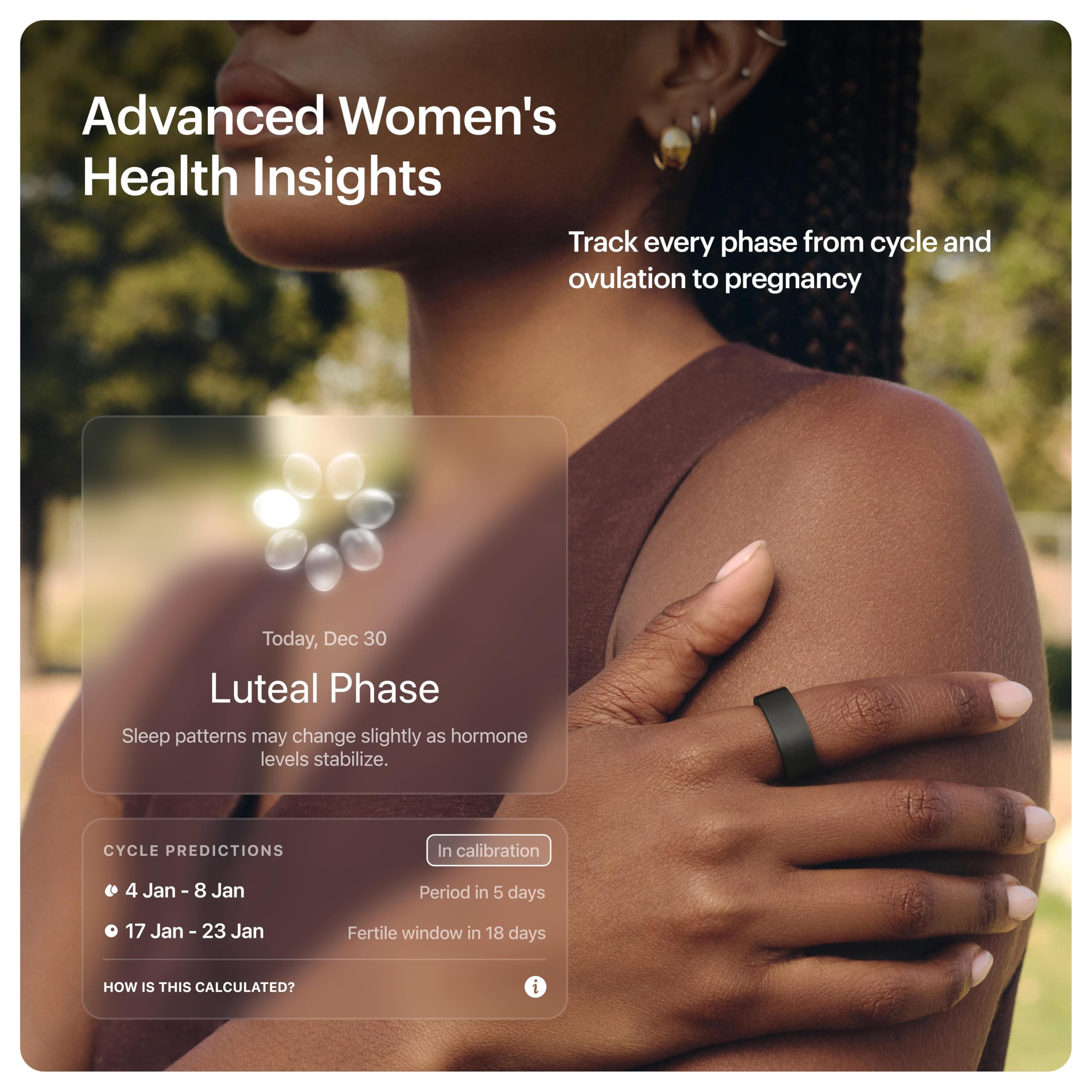 ULTRAHUMAN Ring AIR Smart Ring -Track Sleep, HRV & Stress, No subscription | 2.4g With 100m Water-Resistance, Recovery & Fitness Tracker, Cycle & Ovulation Tracking, Lifetime Free App Access